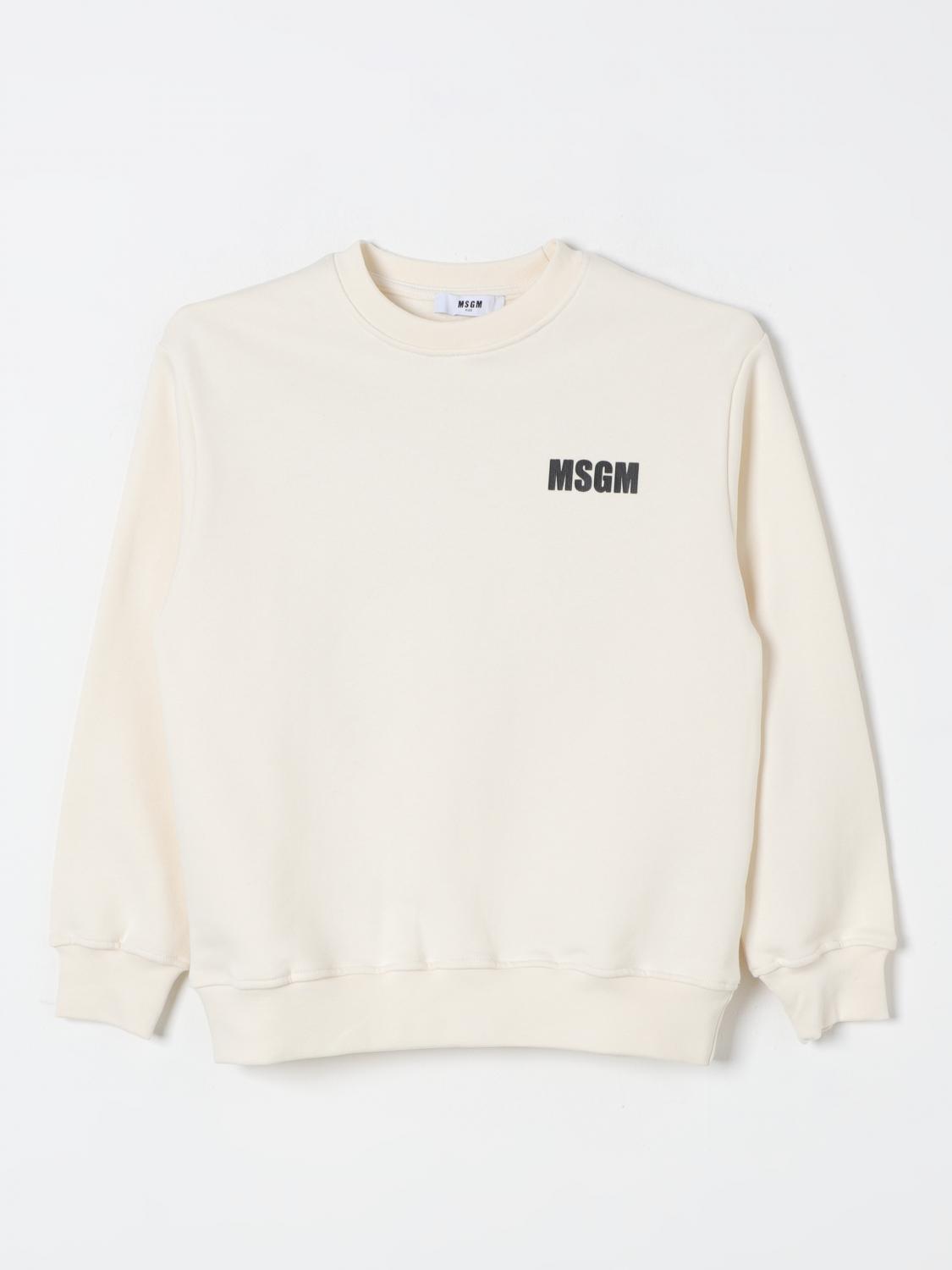 MSGM SWEATER MSGM KIDS KIDS COLOR CREAM 416885078