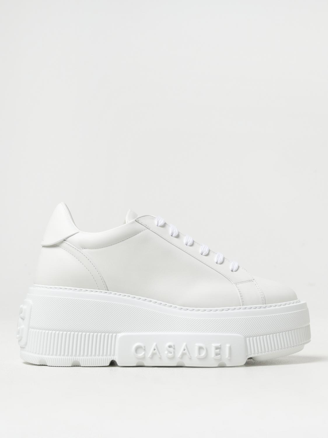 Shop Casadei Sneakers  Woman Color White