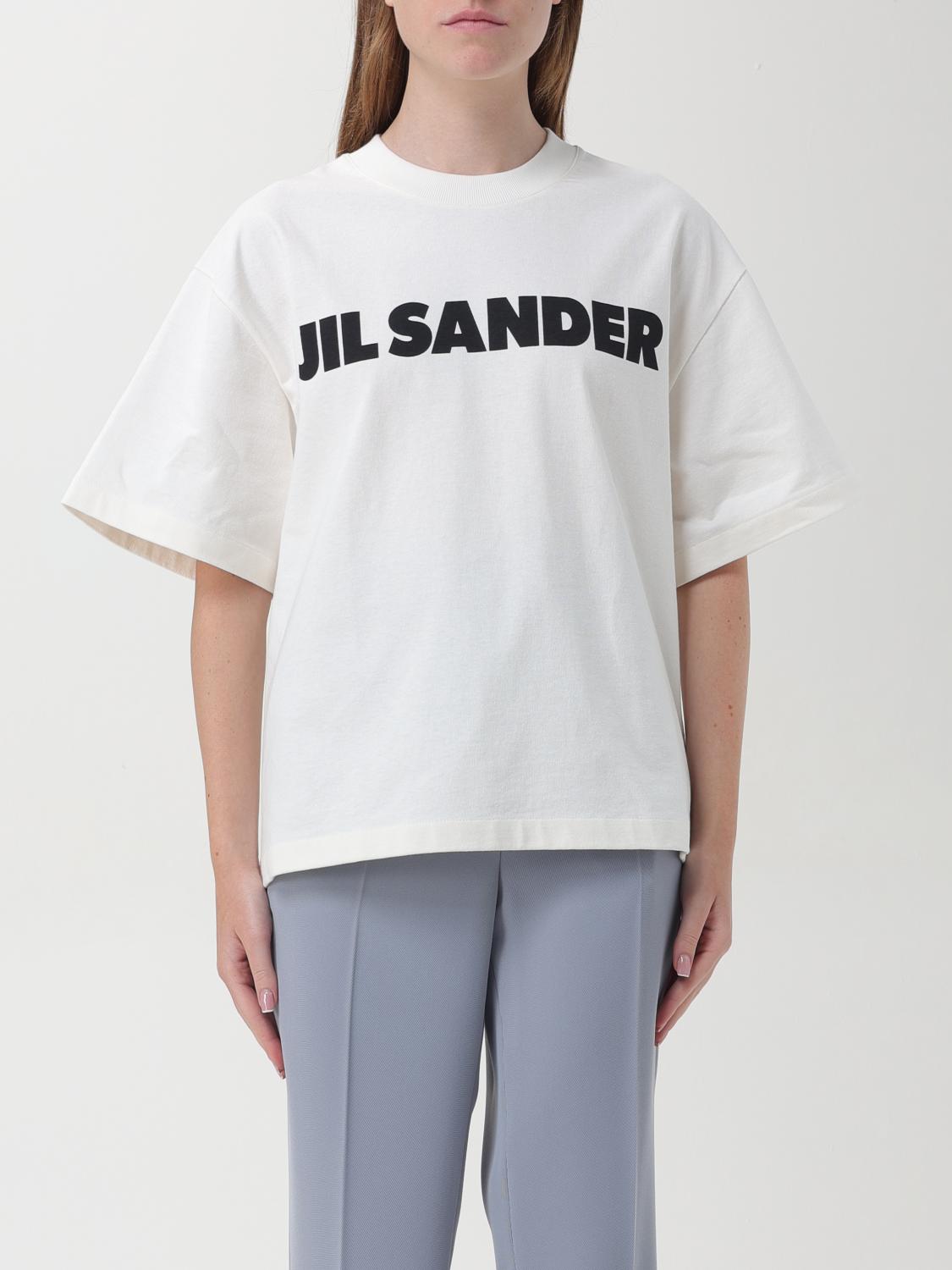 Shop Jil Sander T-shirt  Woman Color Natural