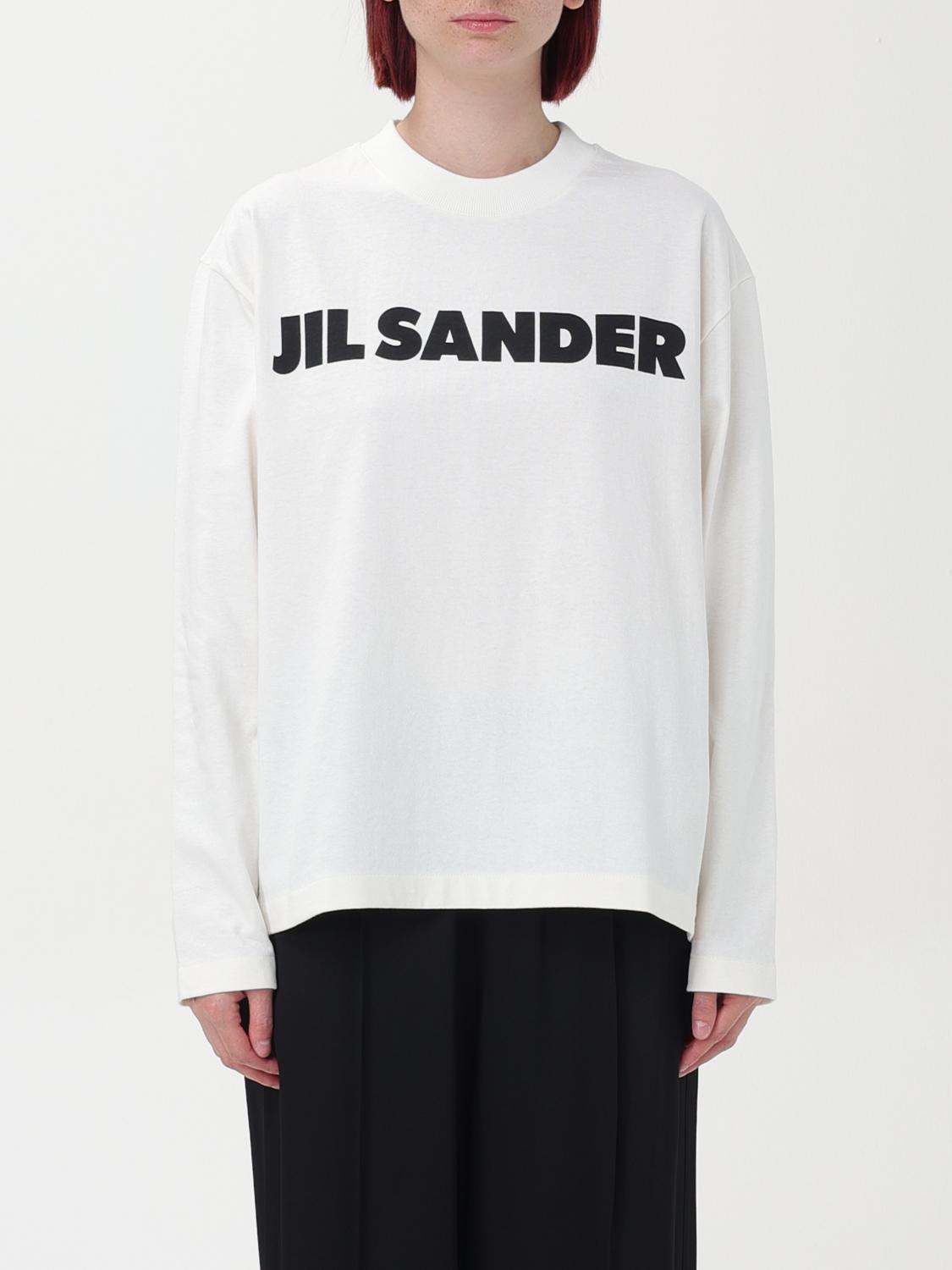 Shop Jil Sander T-shirt  Woman Color Natural