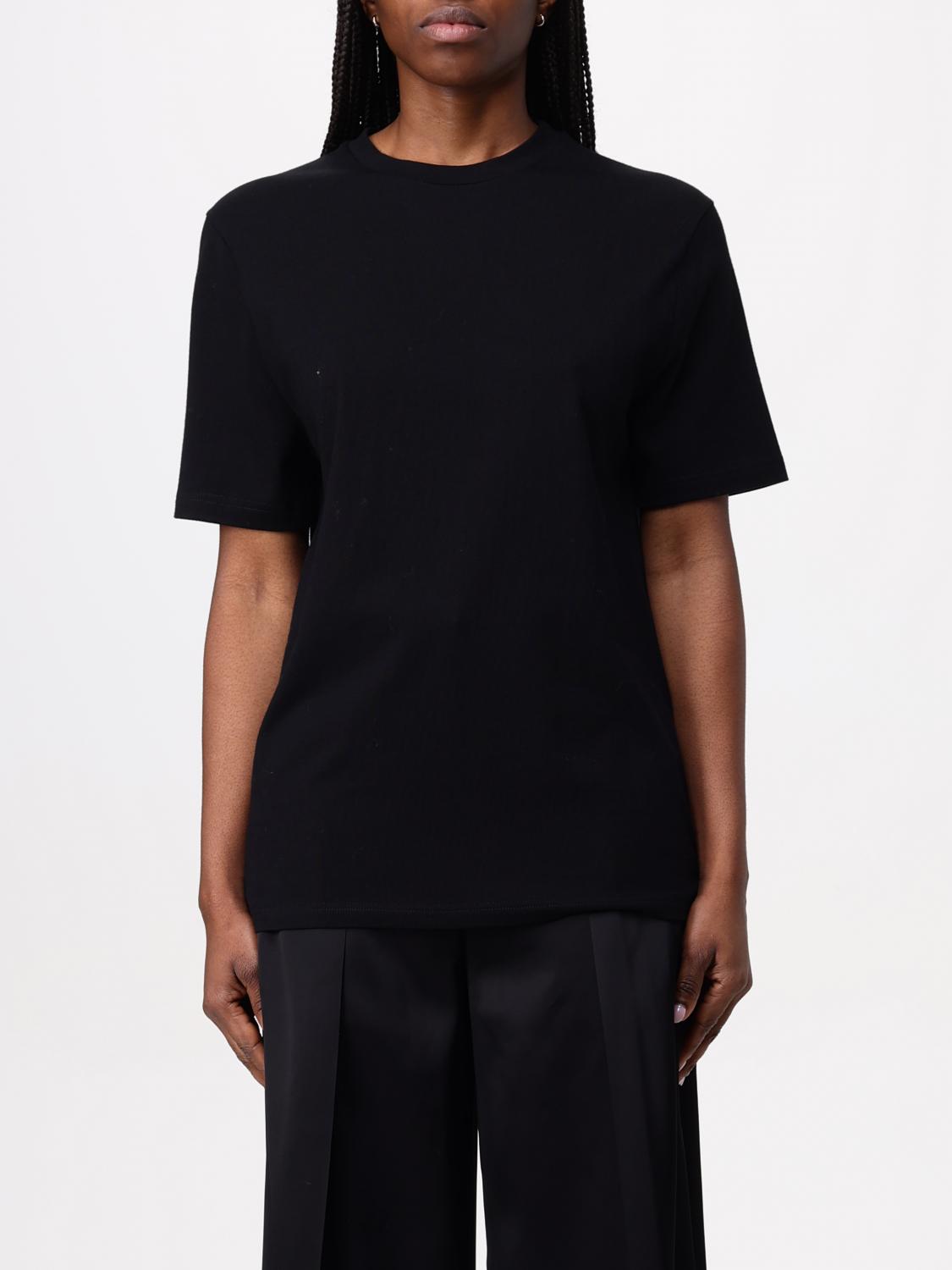 Jil Sander Γυναικών Μαύρο T-Shirt Woman Color