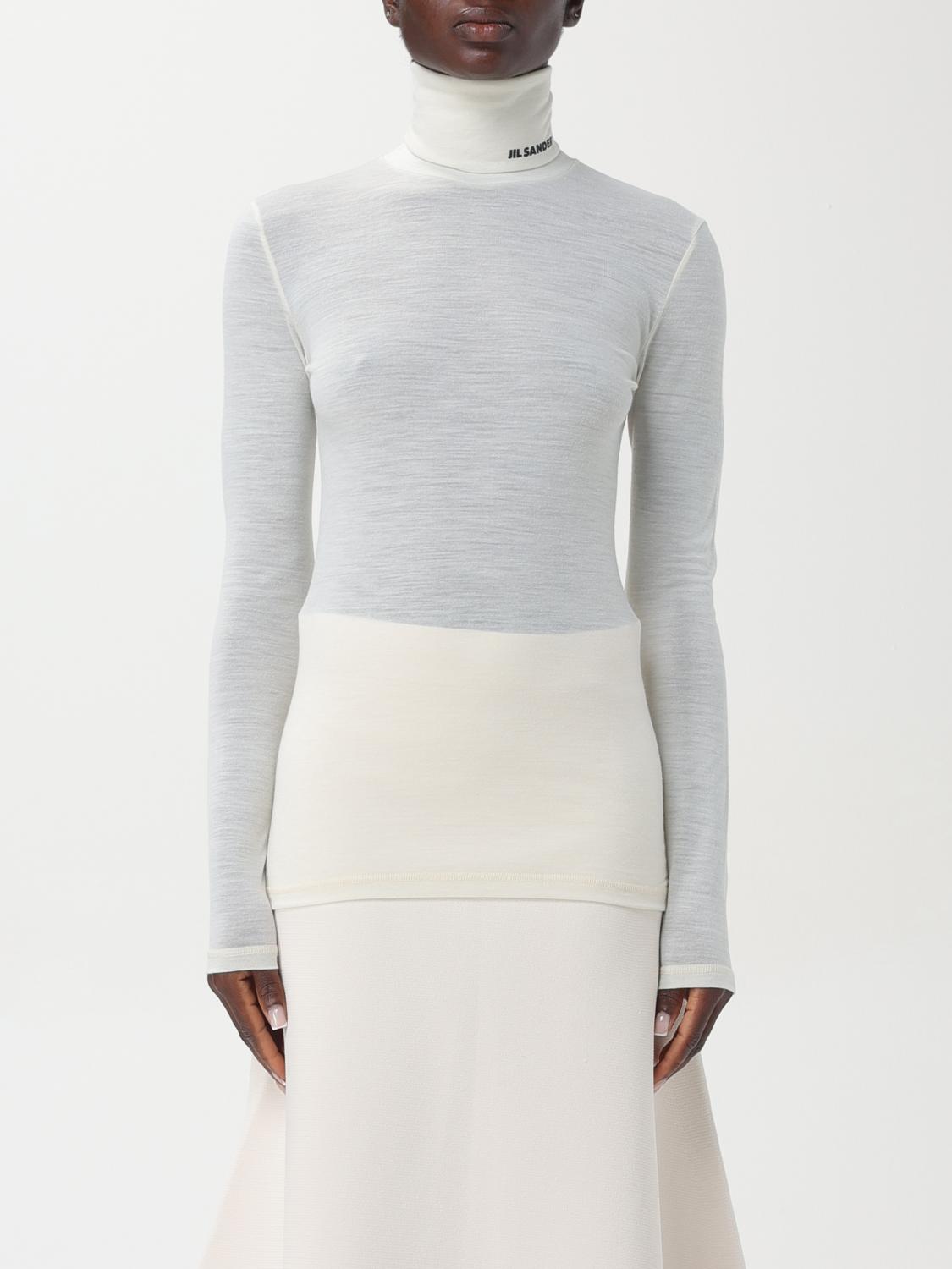 Jil Sander Sweater Woman Color White In 白色