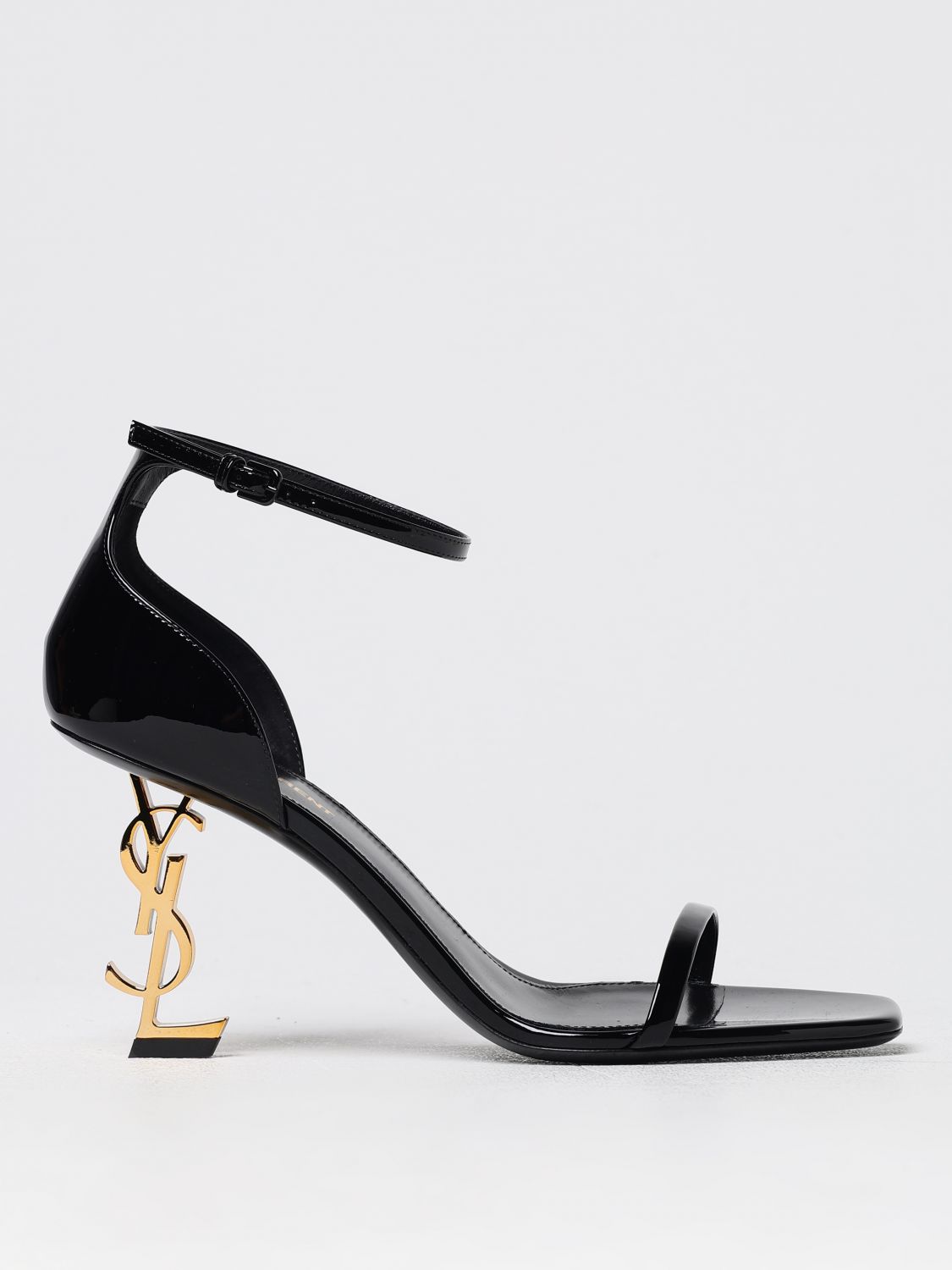 Shop Saint Laurent Heeled Sandals  Woman Color Black In Schwarz