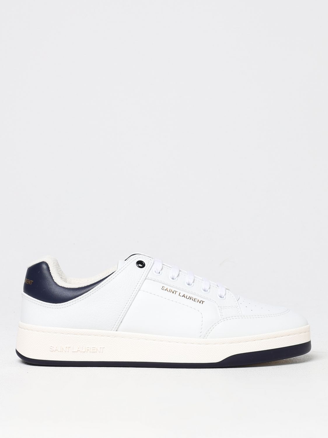 Shop Saint Laurent Sneakers  Men Color White In Weiss