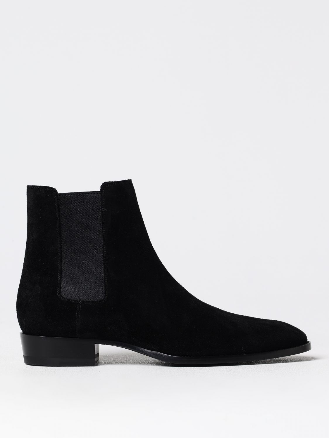 Shop Saint Laurent Boots  Men Color Black In Schwarz