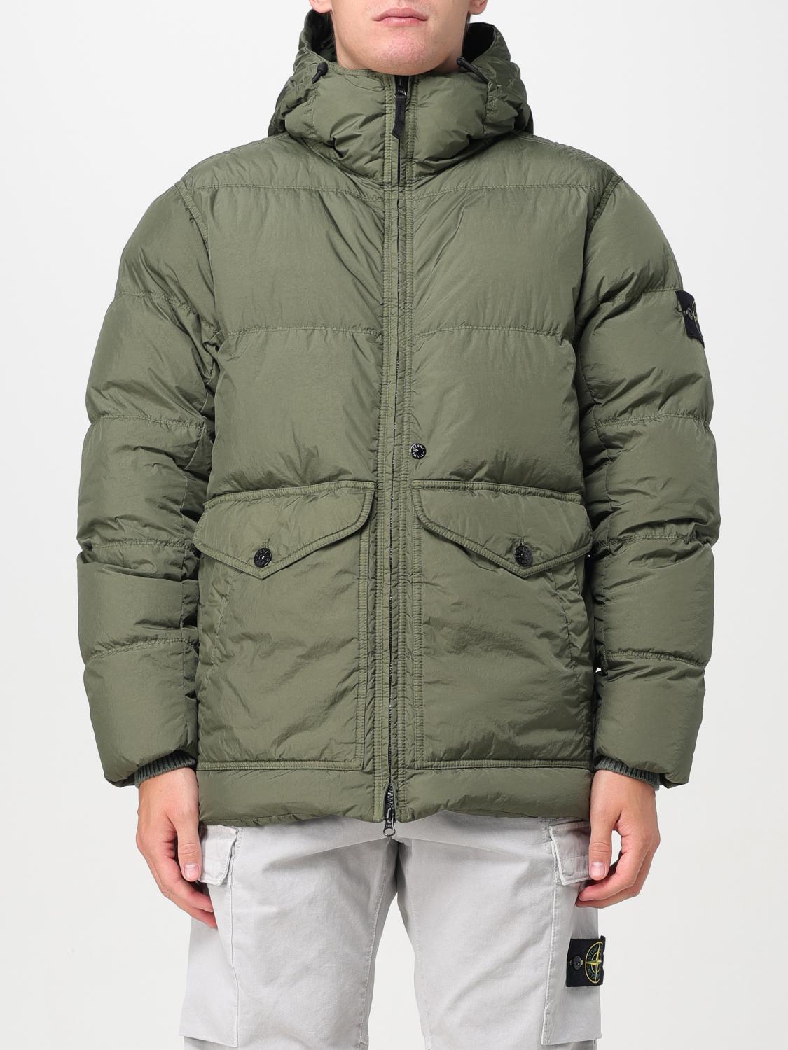 Shop Stone Island Jacket  Men Color Green In Grün