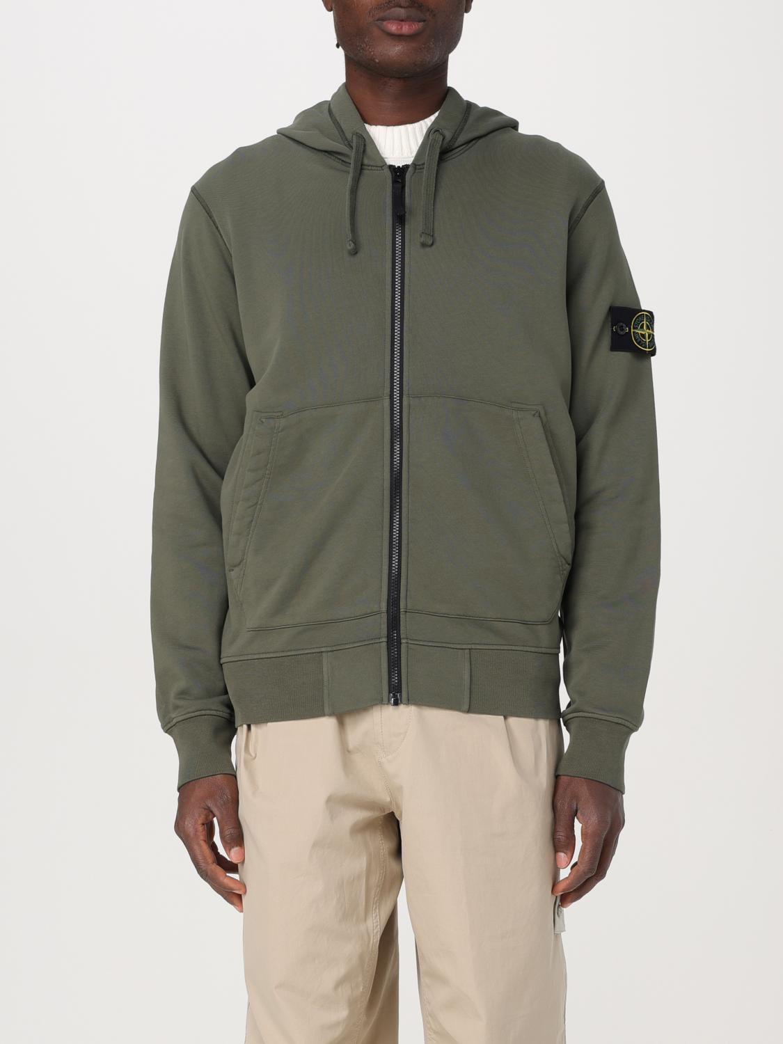 Stone Island Sweatshirt  Men Color Military