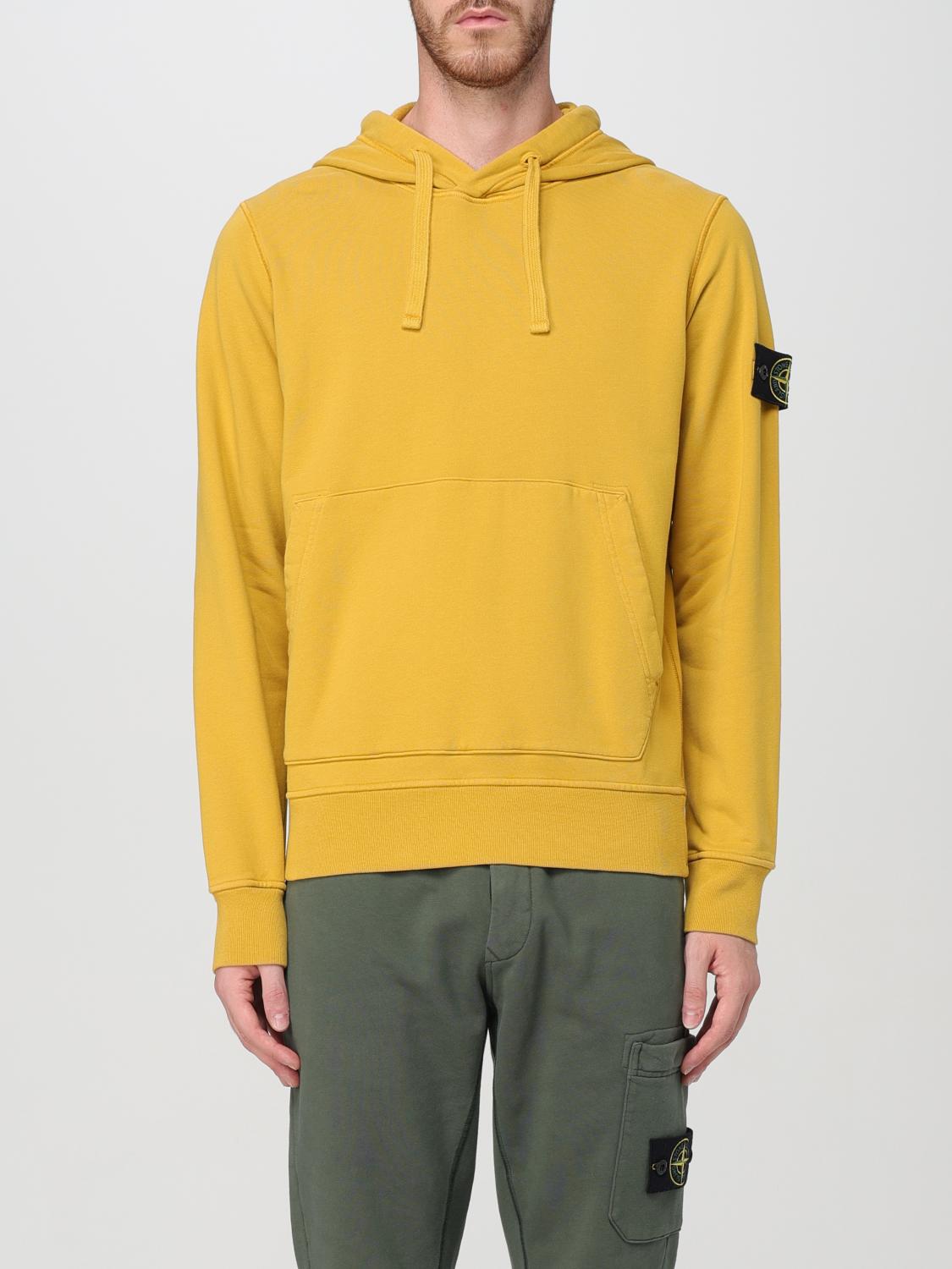 Shop Stone Island Sweatshirt  Men Color Mustard