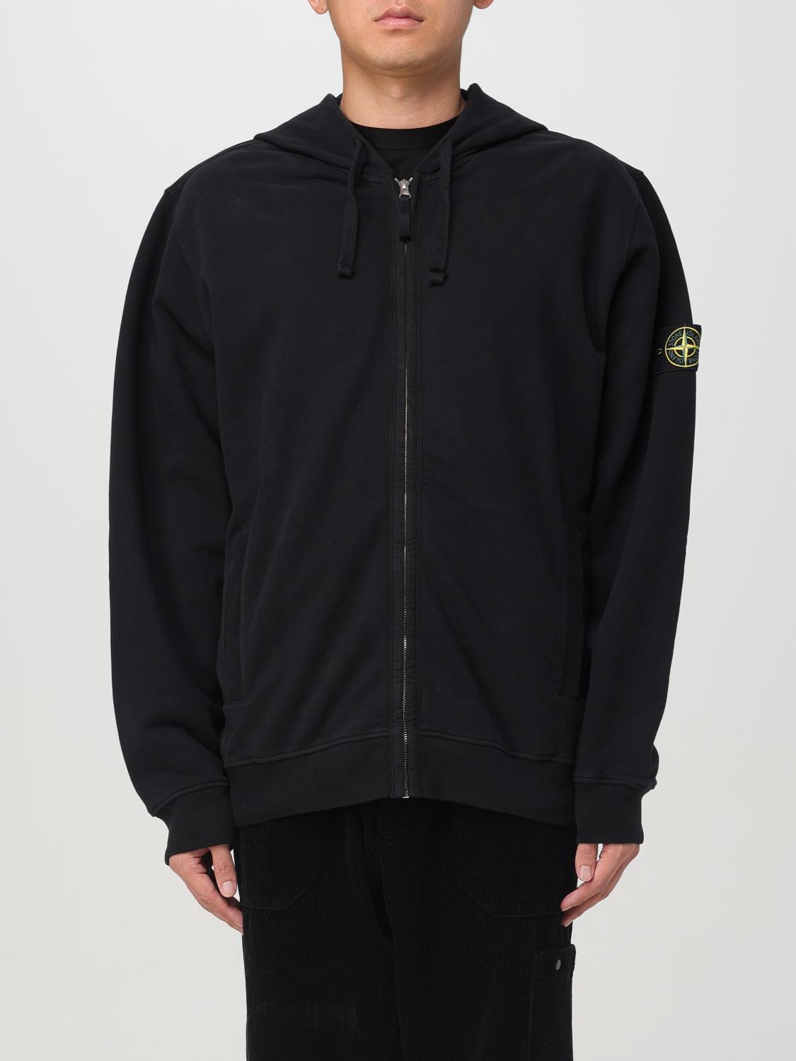 Shop Stone Island Sweatshirt  Men Color Black In Schwarz