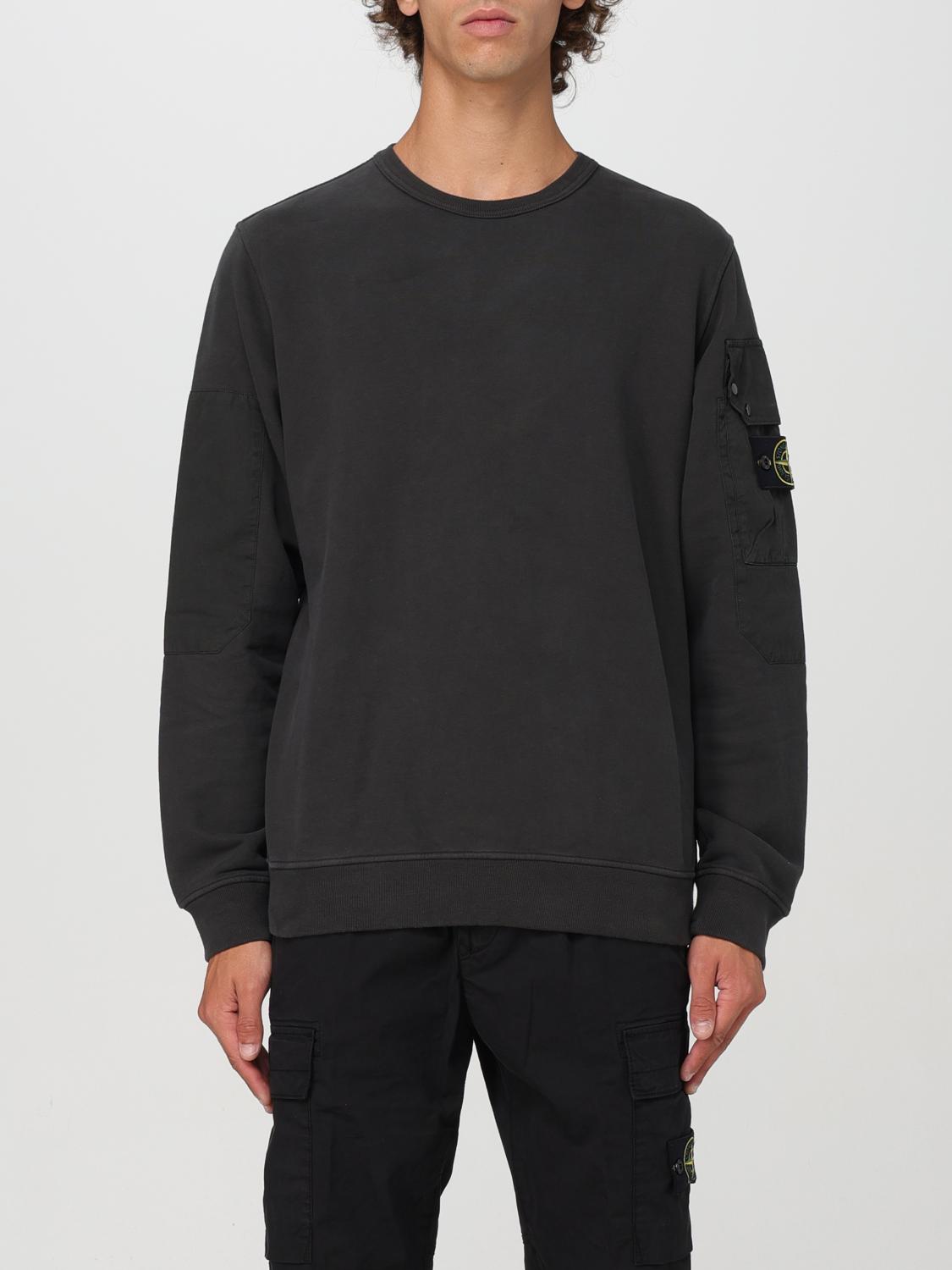 Shop Stone Island Sweatshirt  Men Color Grey In Grau