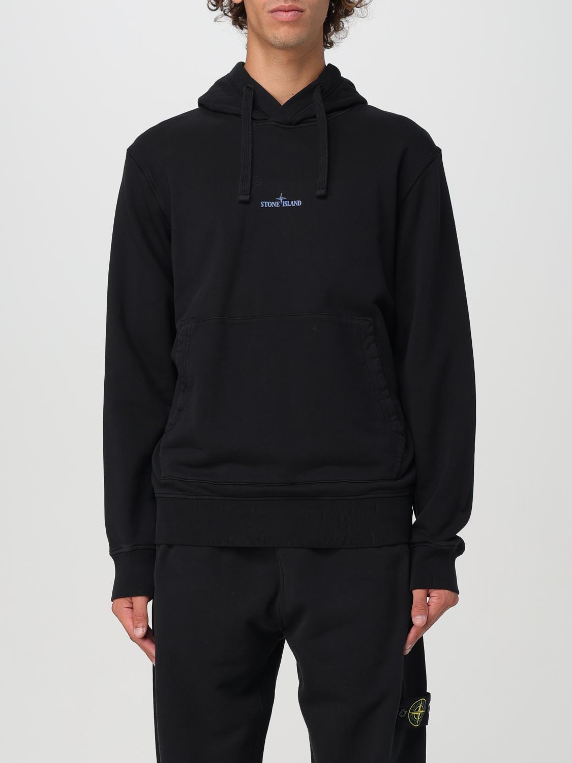 Shop Stone Island Sweatshirt  Men Color Black In Schwarz