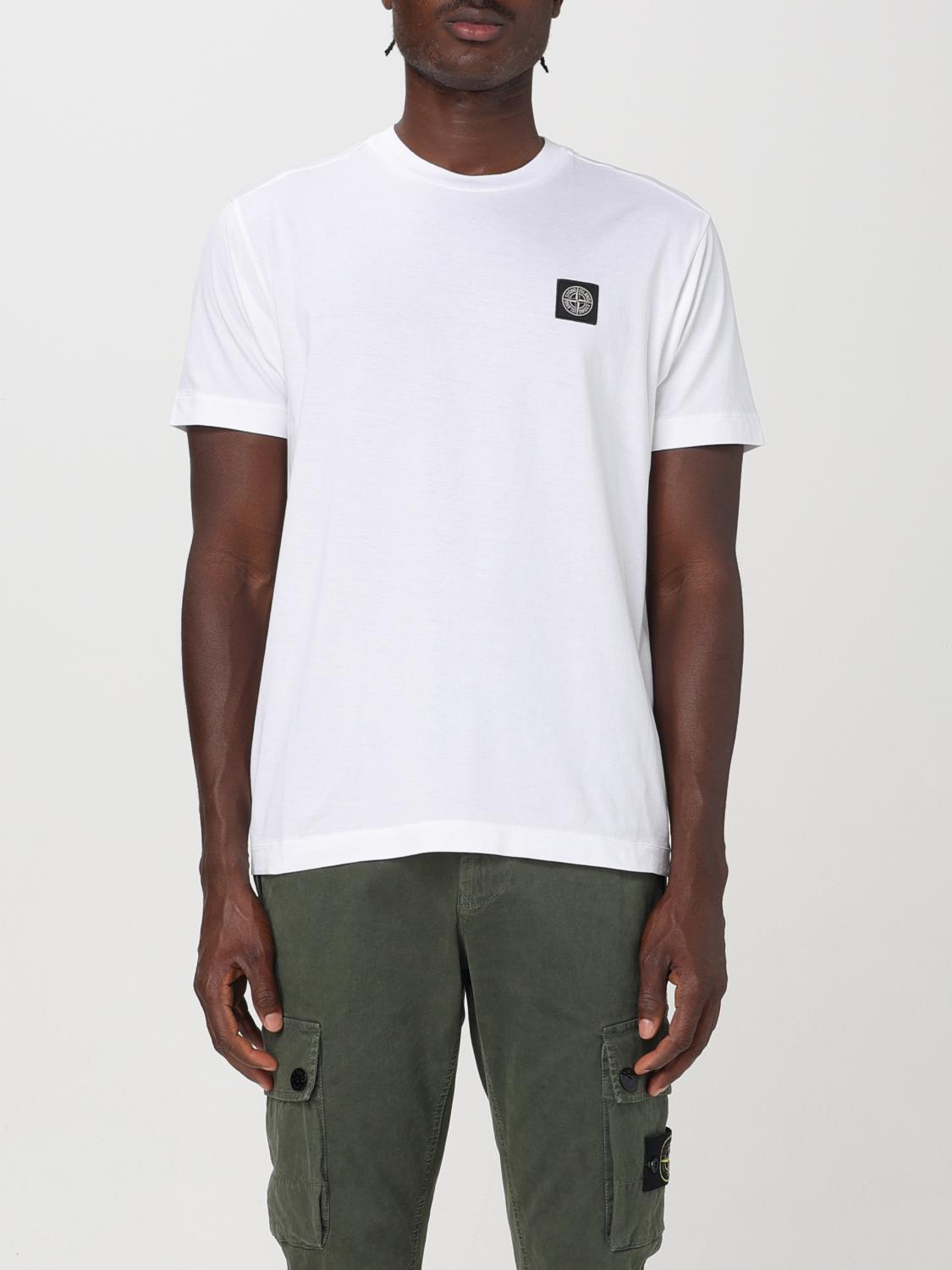 STONE ISLAND T-SHIRT STONE ISLAND MEN COLOR WHITE 417143001