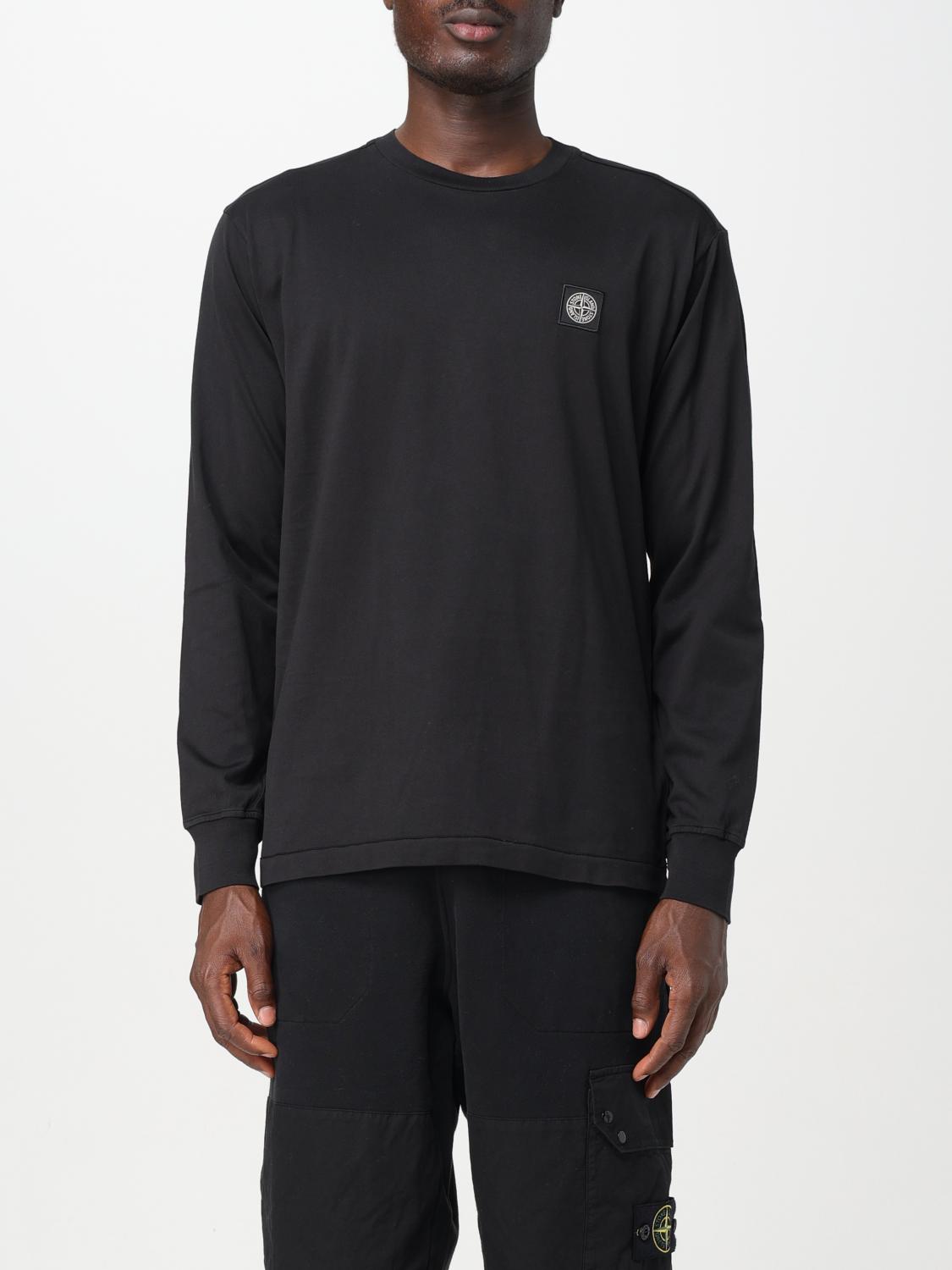 Shop Stone Island Sweater  Men Color Black In Schwarz