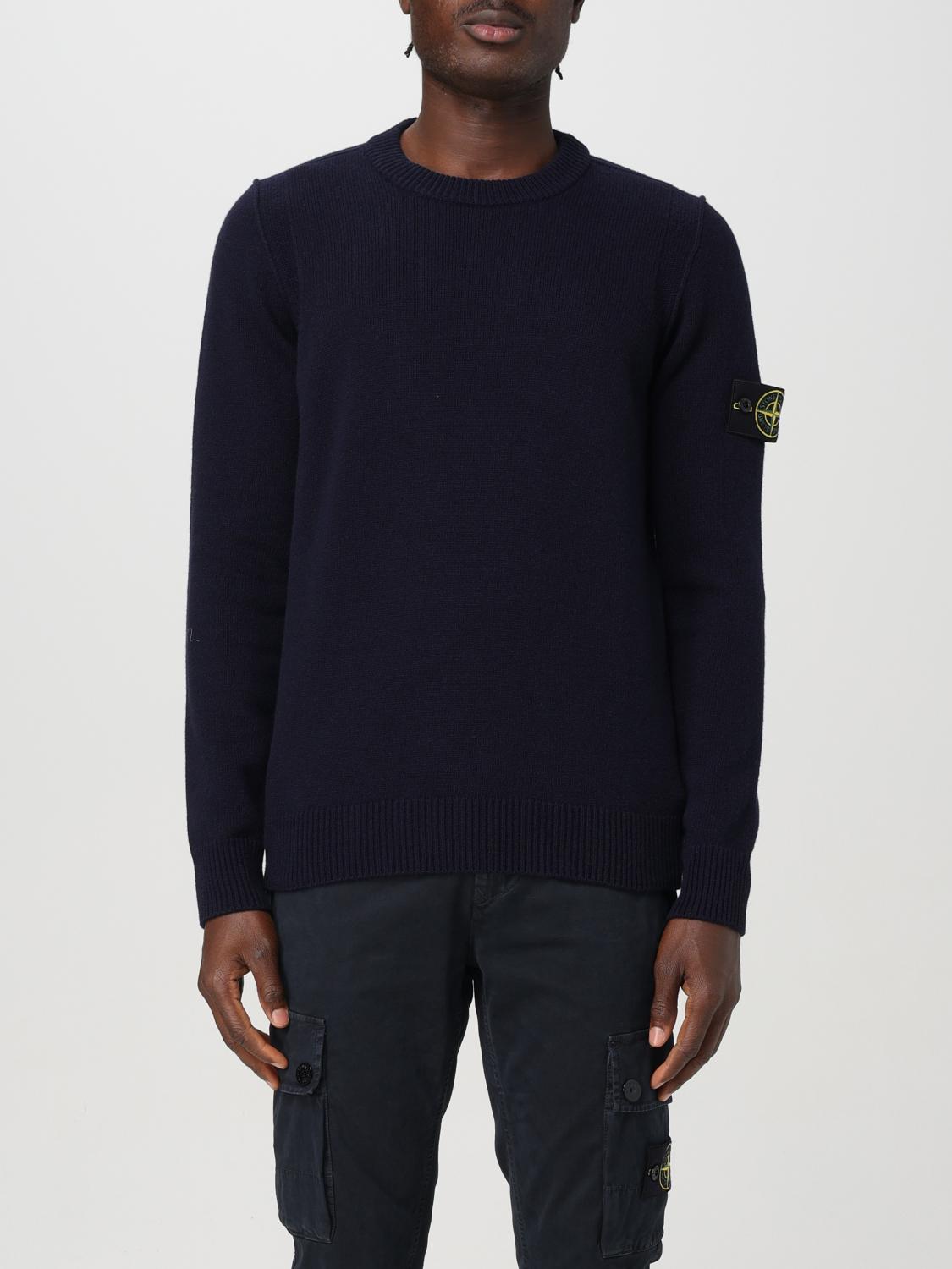 Shop Stone Island Sweater  Men Color Navy