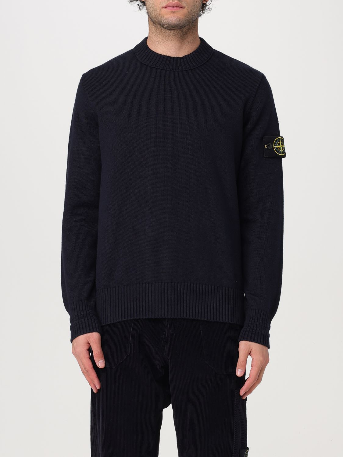 Shop Stone Island Sweater  Men Color Navy