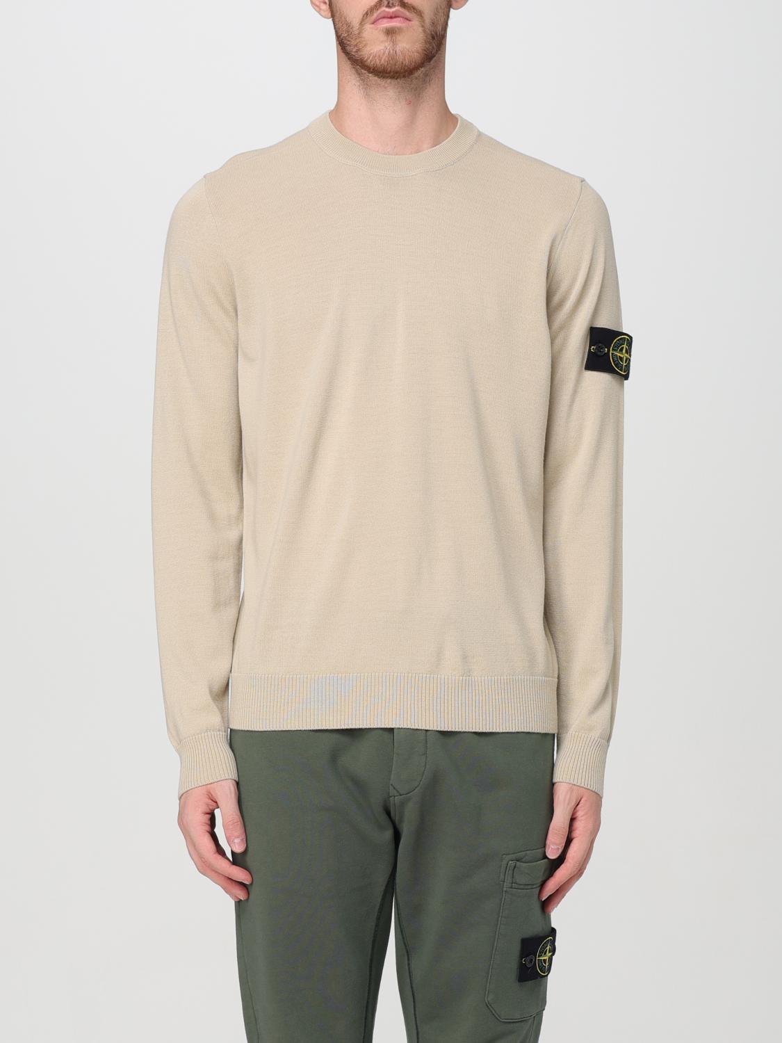 Shop Stone Island Sweater  Men Color Yellow Cream