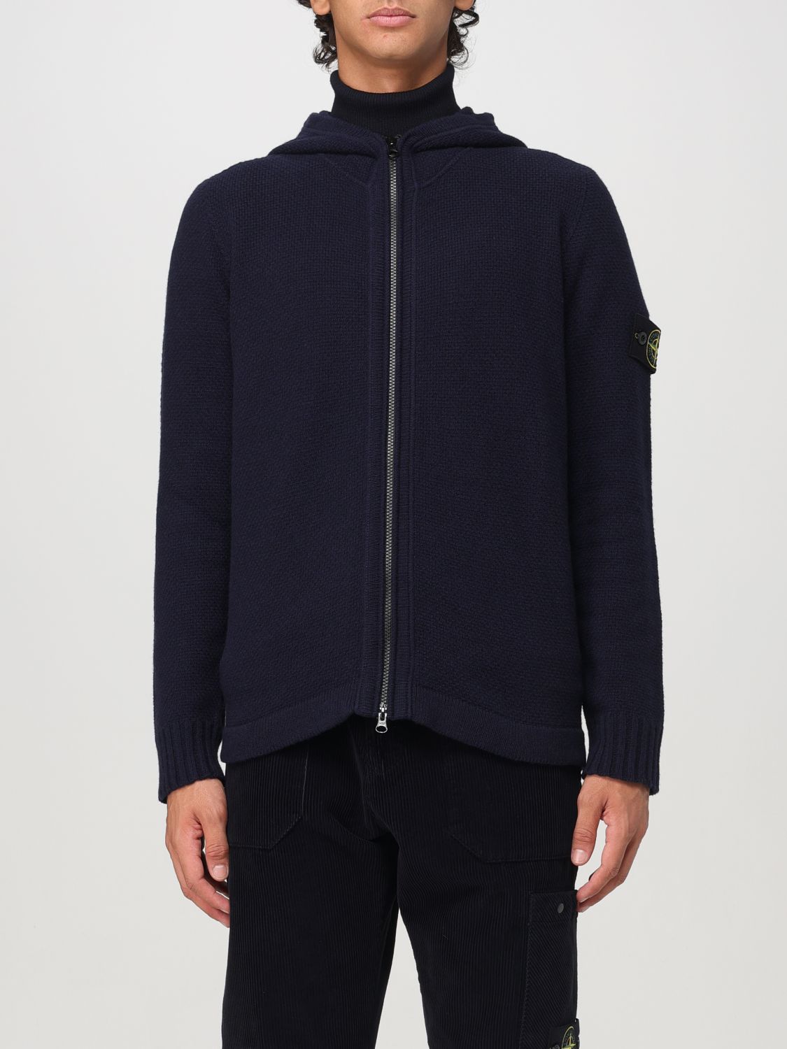 Shop Stone Island Sweatshirt  Men Color Blue In Blau