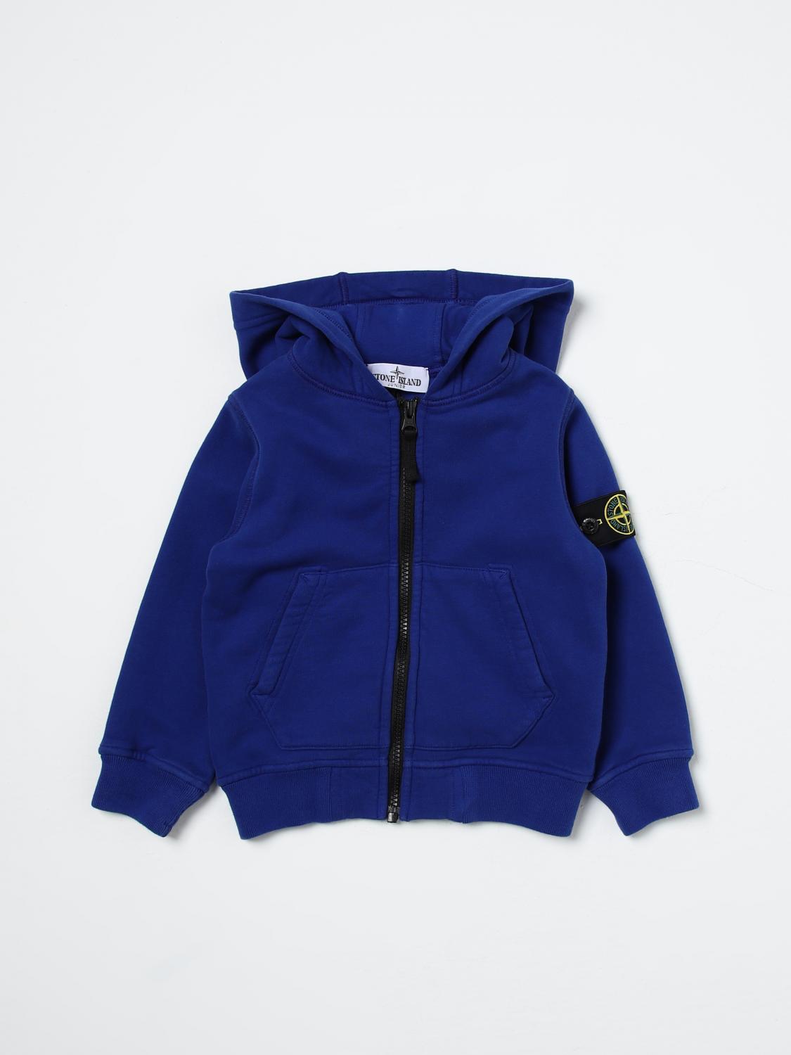 Stone Island Sweater  Junior Kids Color Royal Blue In 皇家蓝
