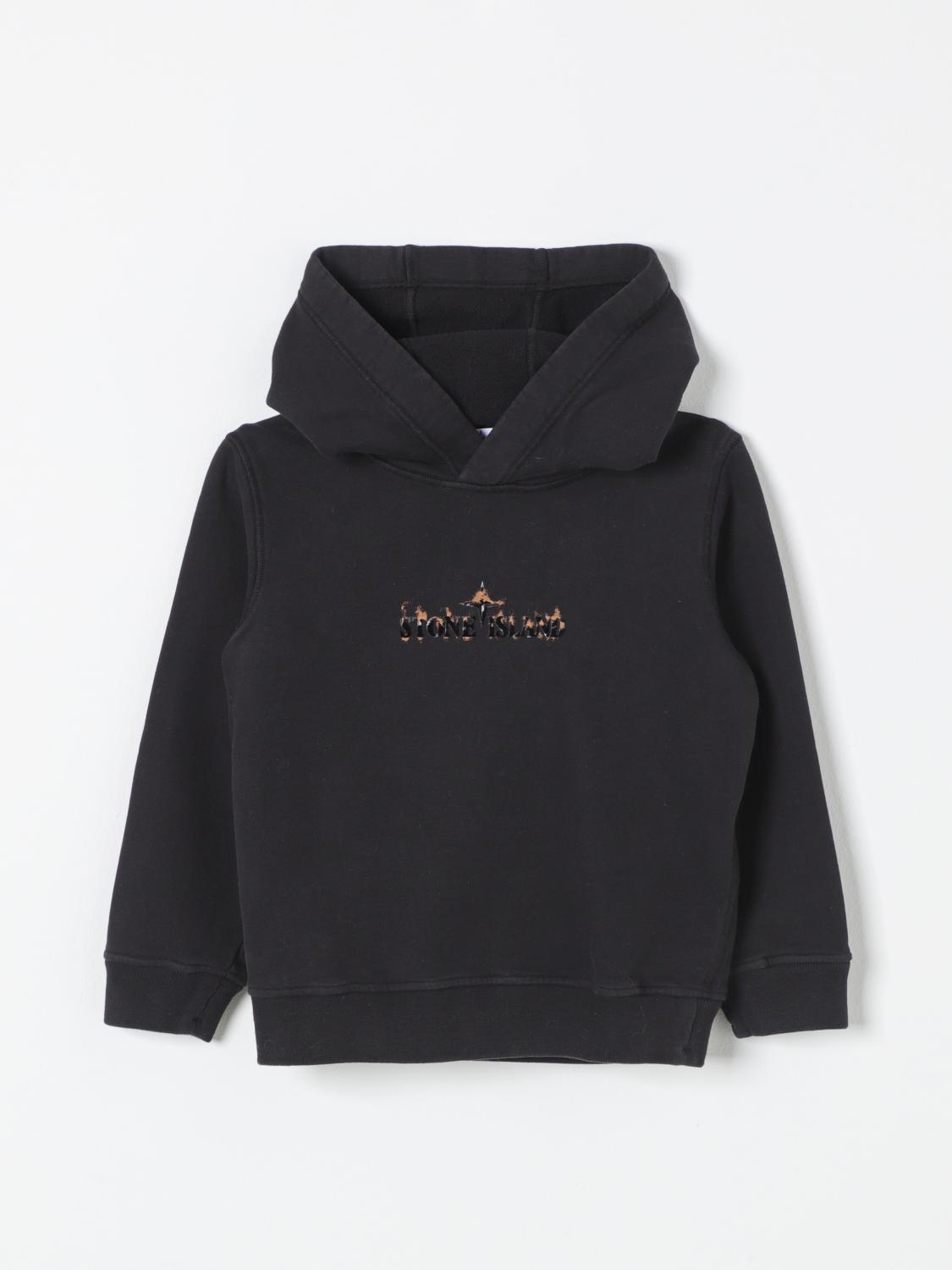 Stone Island Sweater  Junior Kids Color Black In Schwarz
