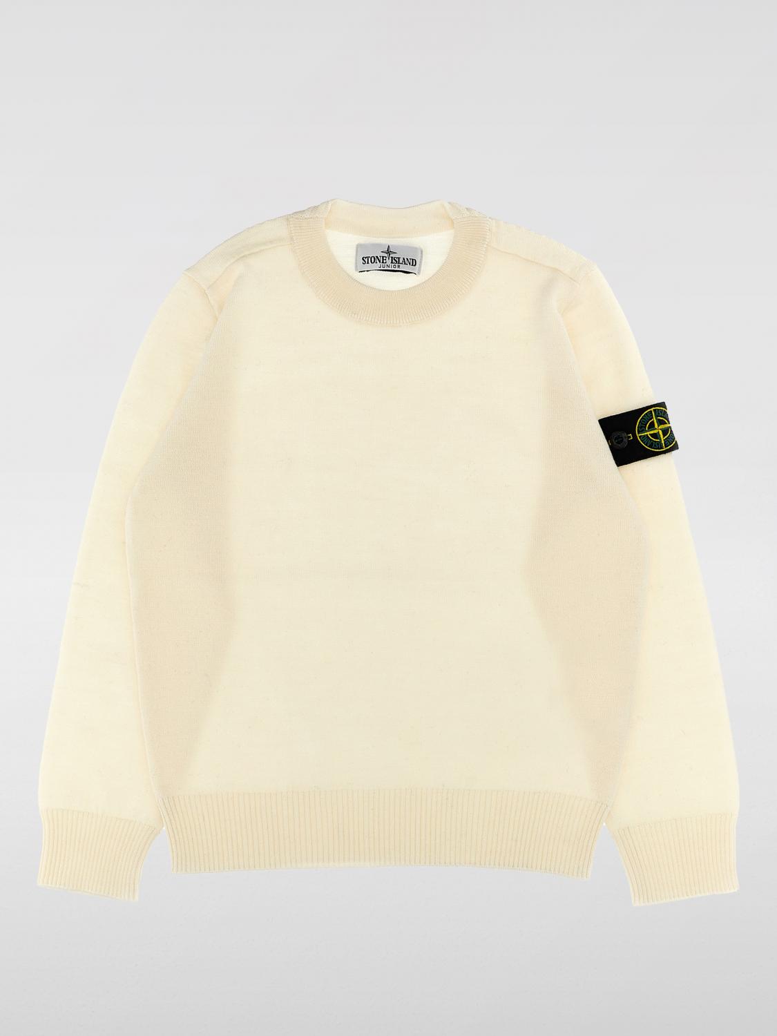 毛衣 STONE ISLAND JUNIOR 儿童 颜色 白色