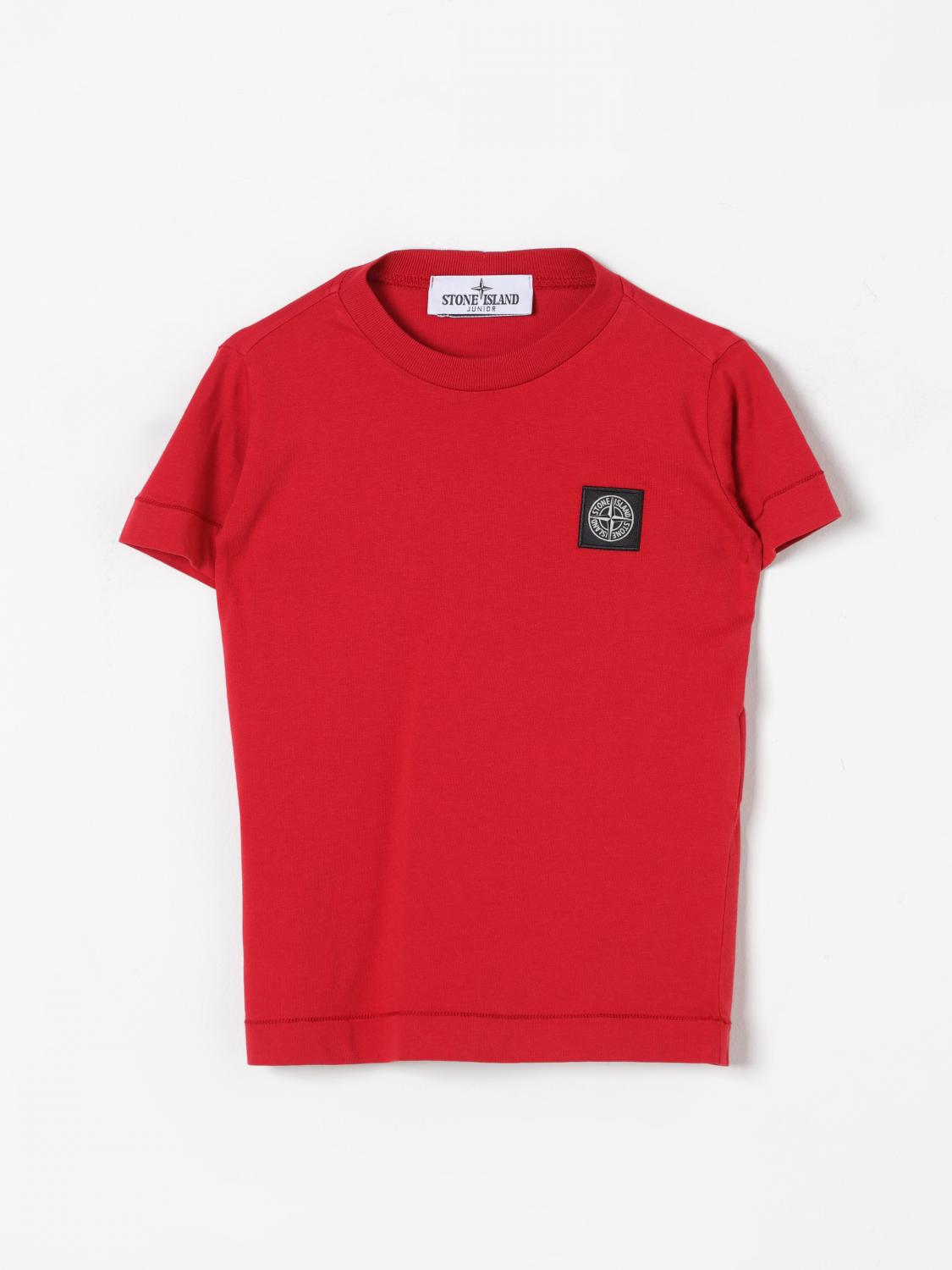 Stone Island T-shirt Junior Kids Color Red In 红色