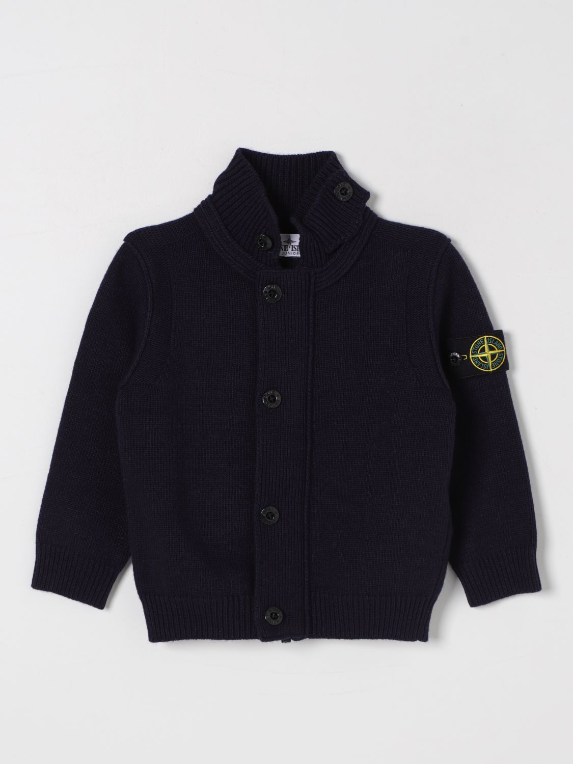 Stone Island Junior Sweater  Kids Color Blue In Blau