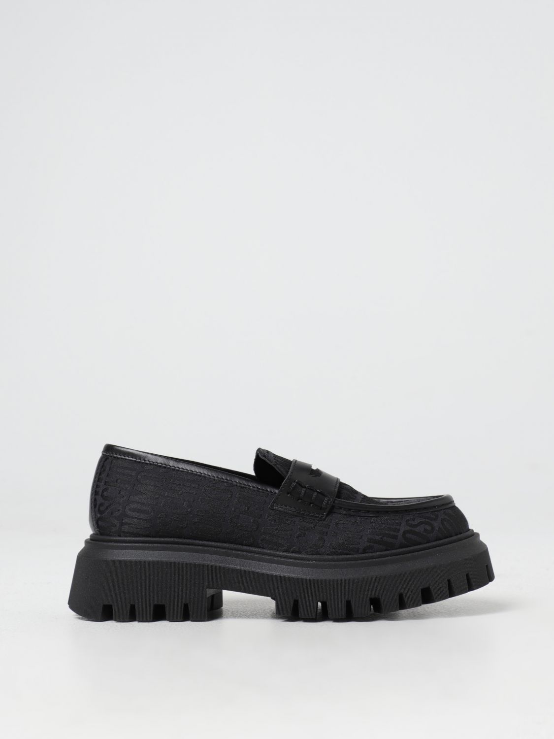 Moschino Teen Shoes  Kids Color Black In 黑色