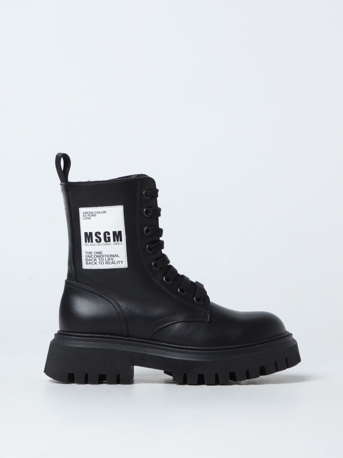 Msgm Shoes  Kids Kids Color Black In 黑色