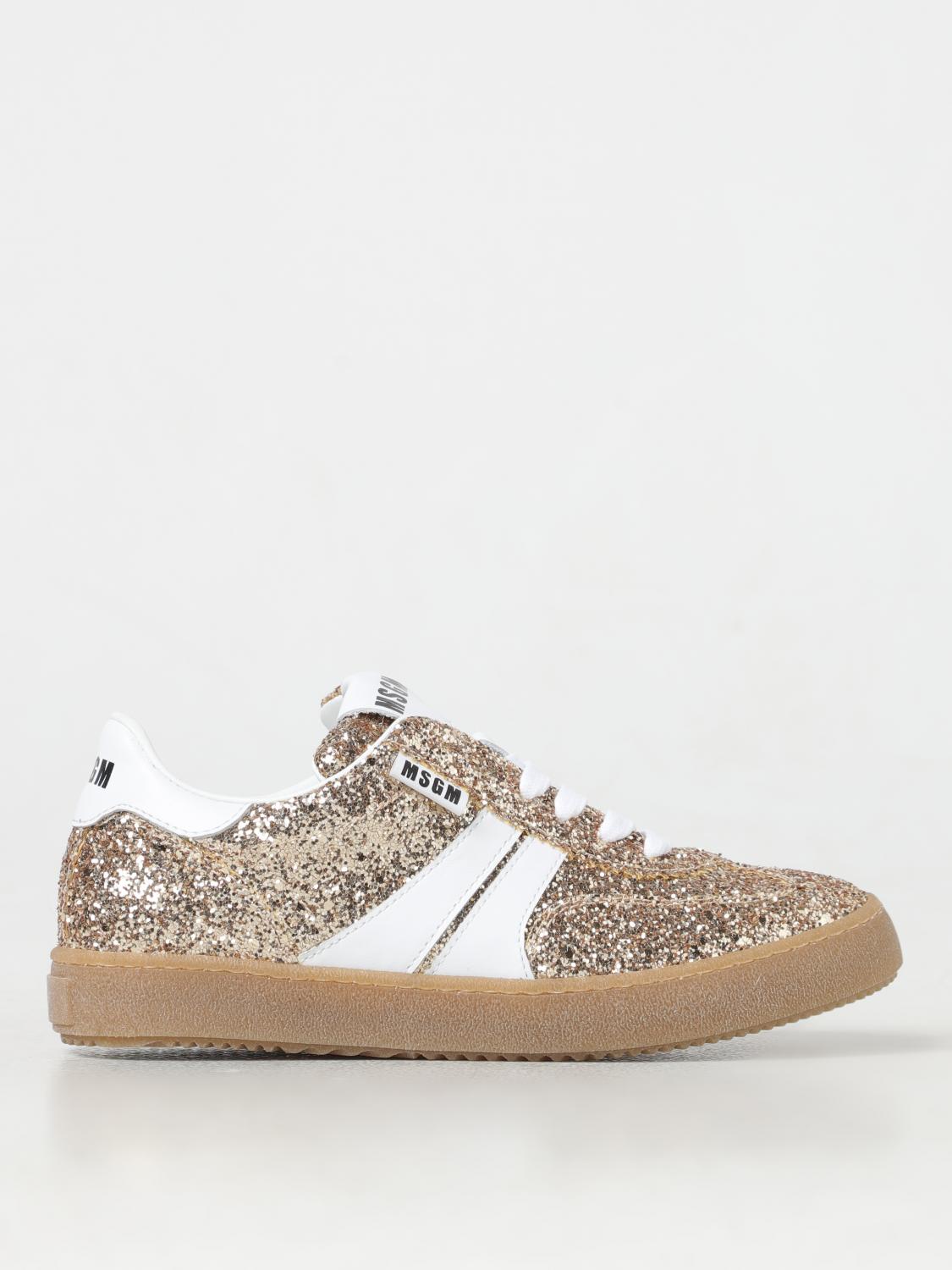 Msgm Sneakers  Kids Kids Color Gold