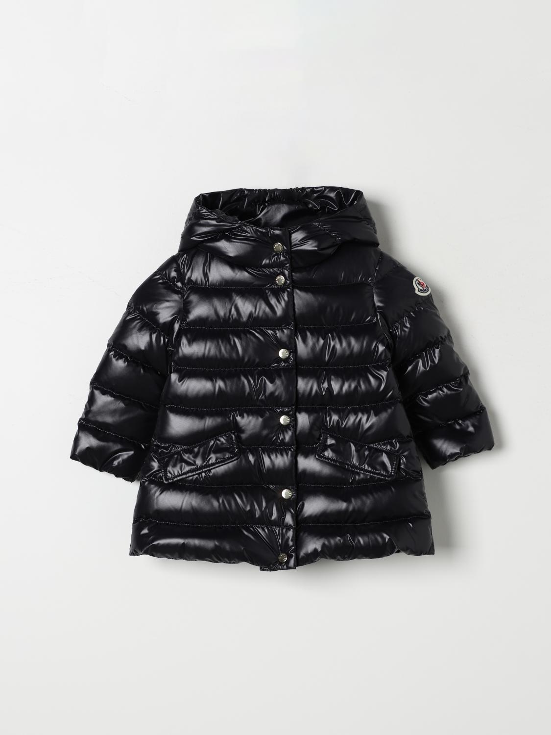 Shop Moncler Jacket  Kids Color Blue In Blau