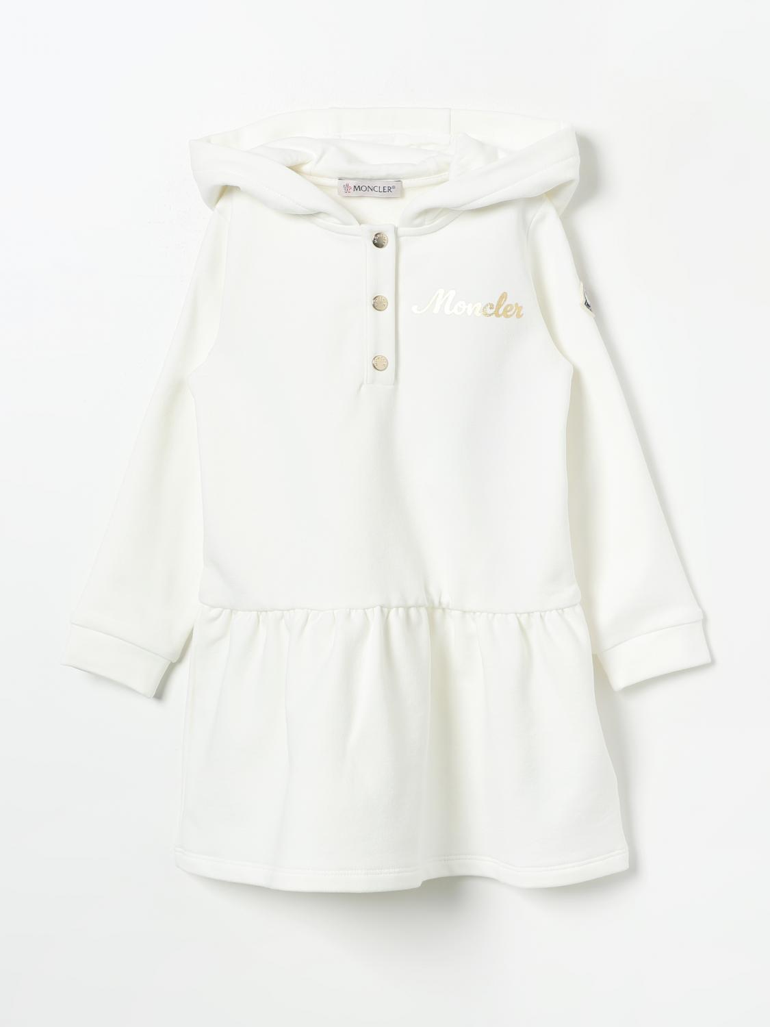 Moncler Romper Kids Color Yellow Cream In Yellow Cream