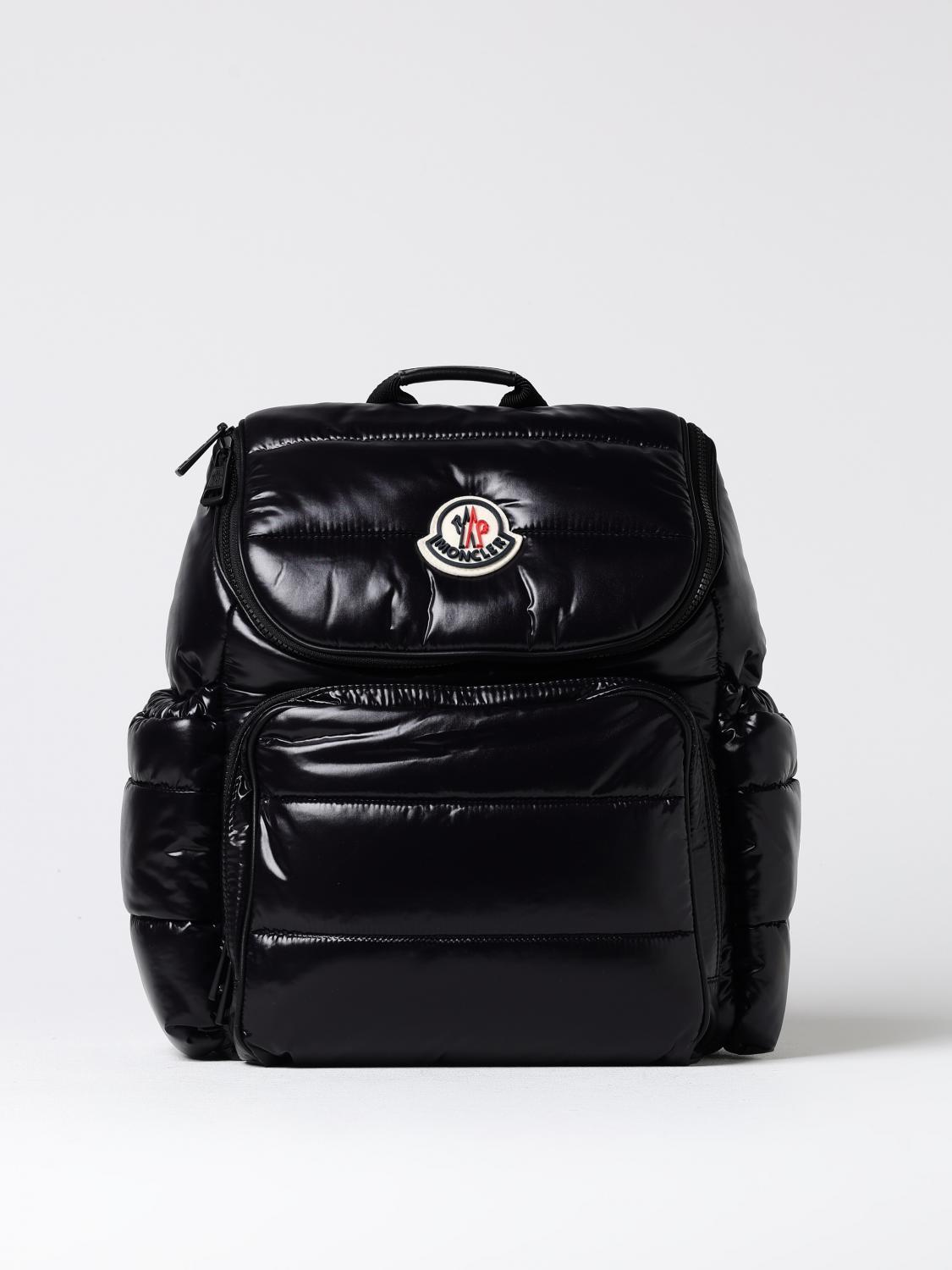 Shop Moncler Duffel Bag  Kids Color Black In 黑色