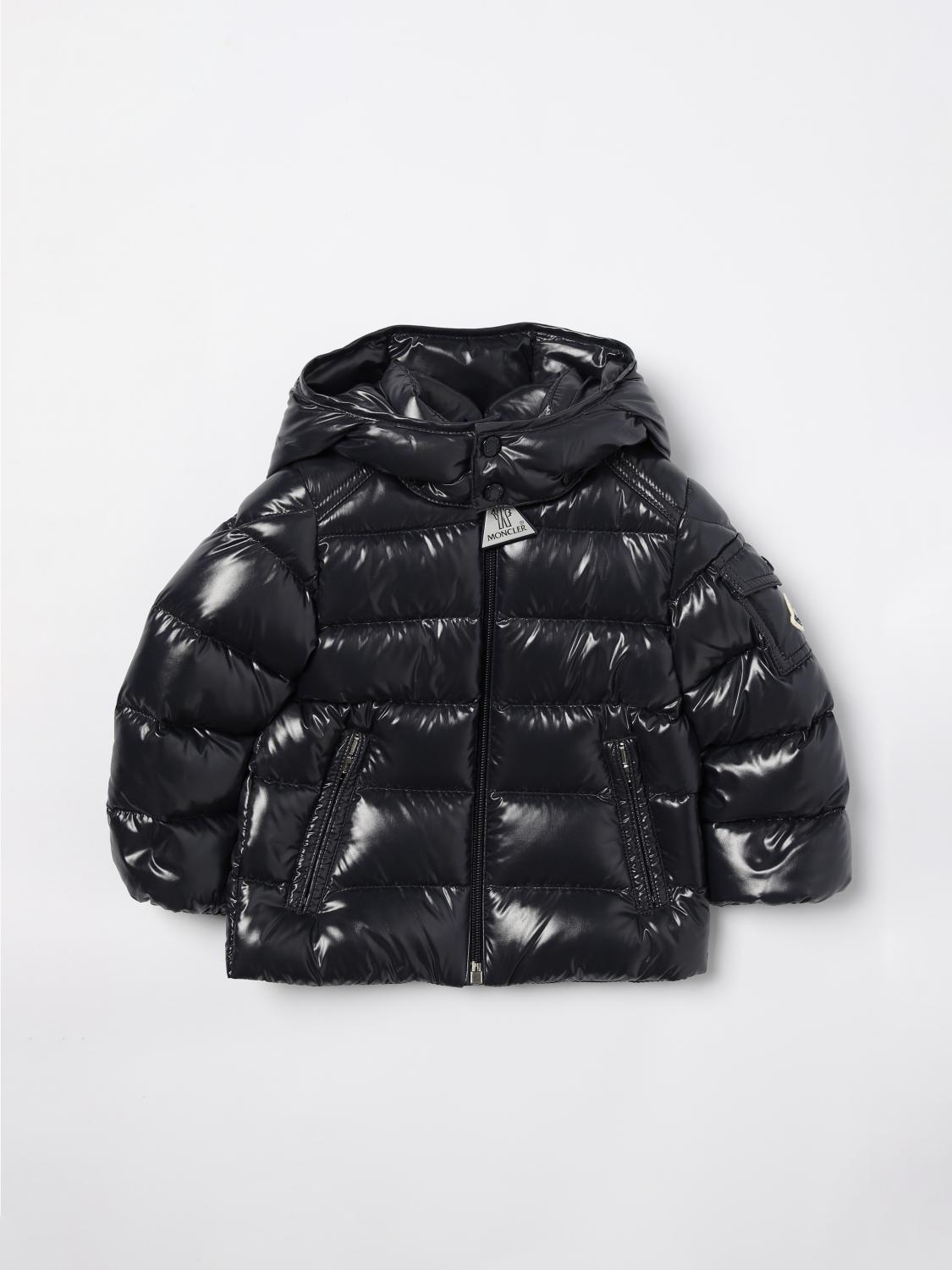 Shop Moncler Jacket  Kids Color Blue In Blau