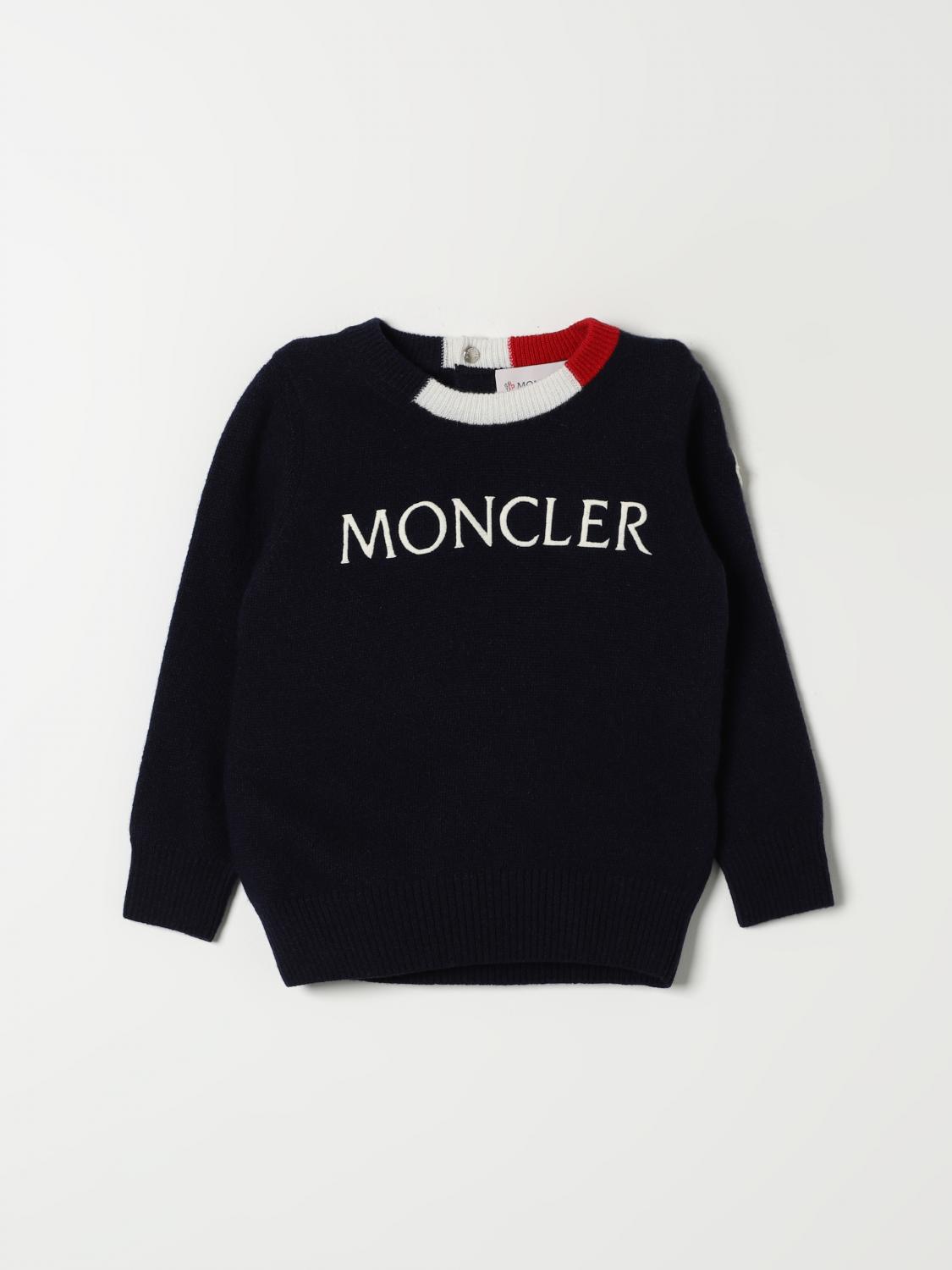 Shop Moncler Sweater  Kids Color Blue