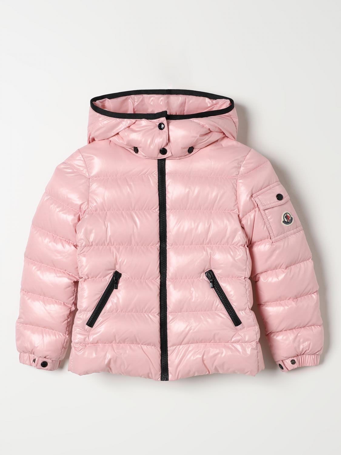 Shop Moncler Jacket  Kids Color Pink