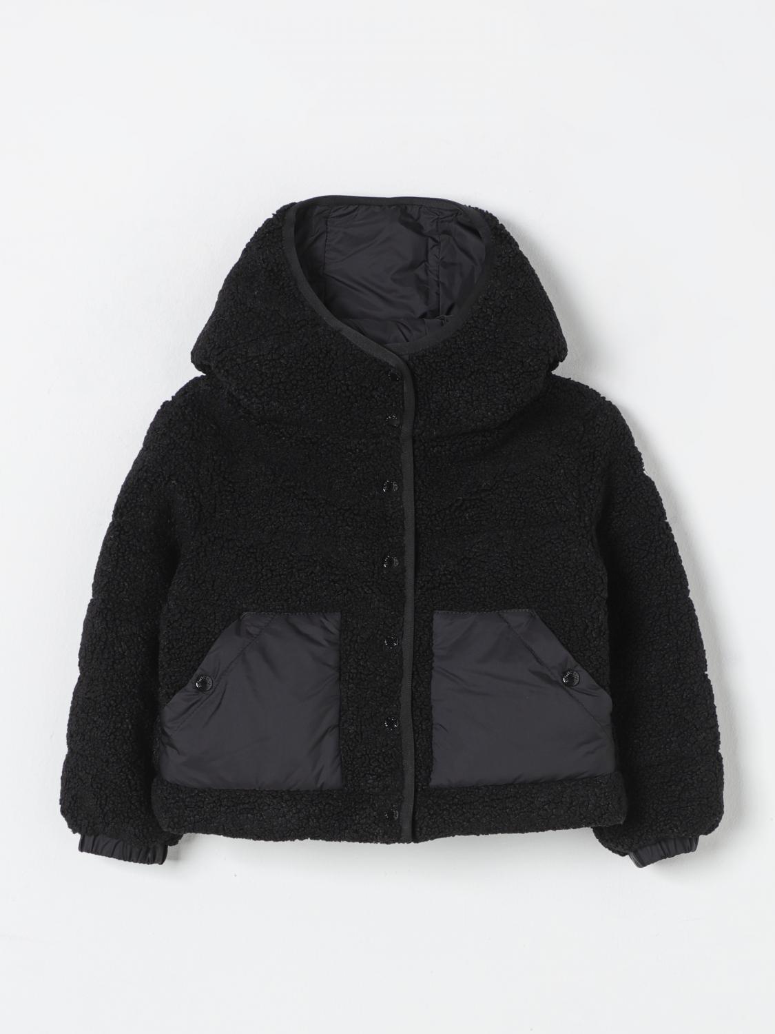 Shop Moncler Jacket  Kids Color Black In Schwarz