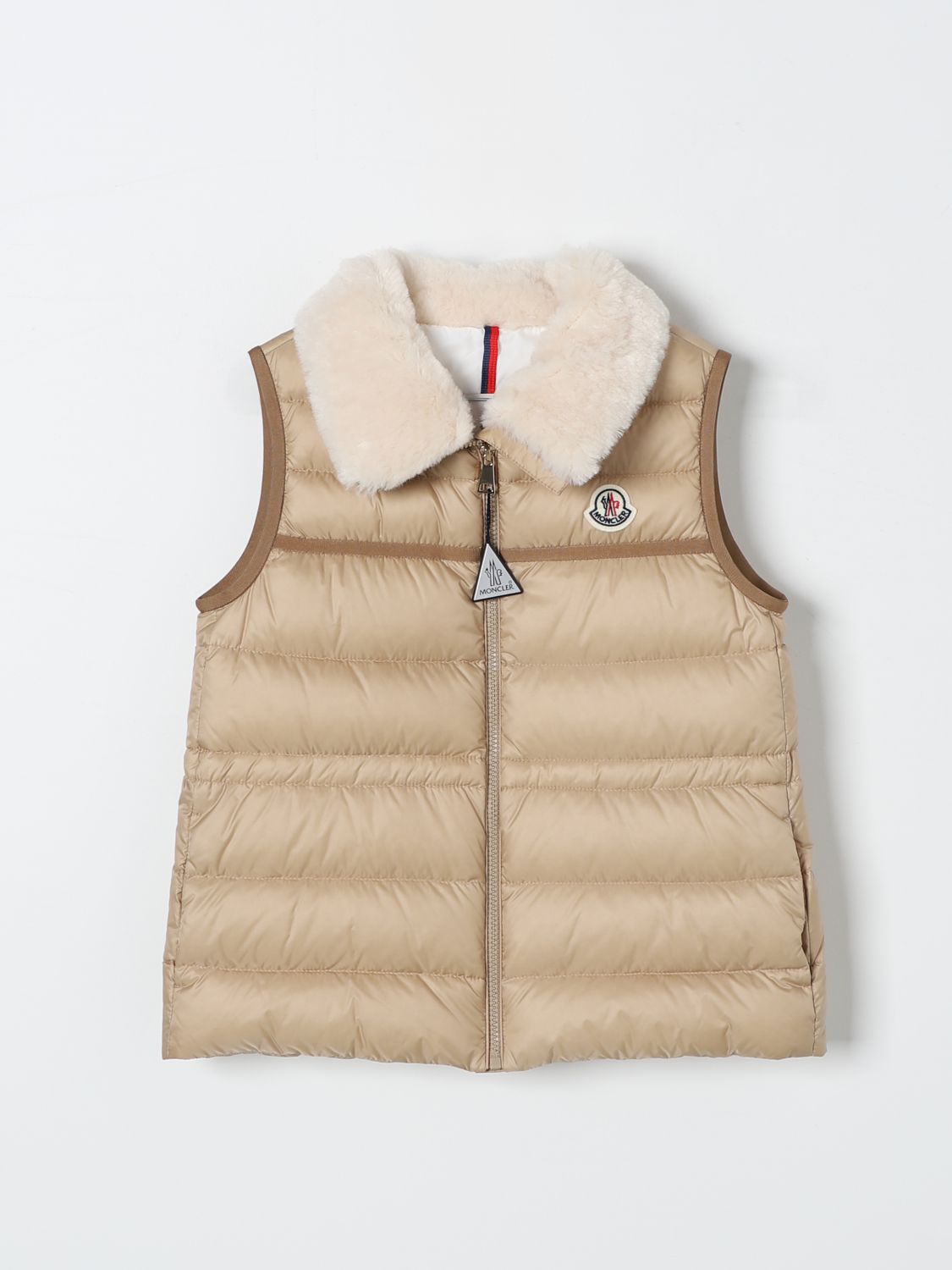 Moncler Jacke  Kinder Farbe Beige In Brown