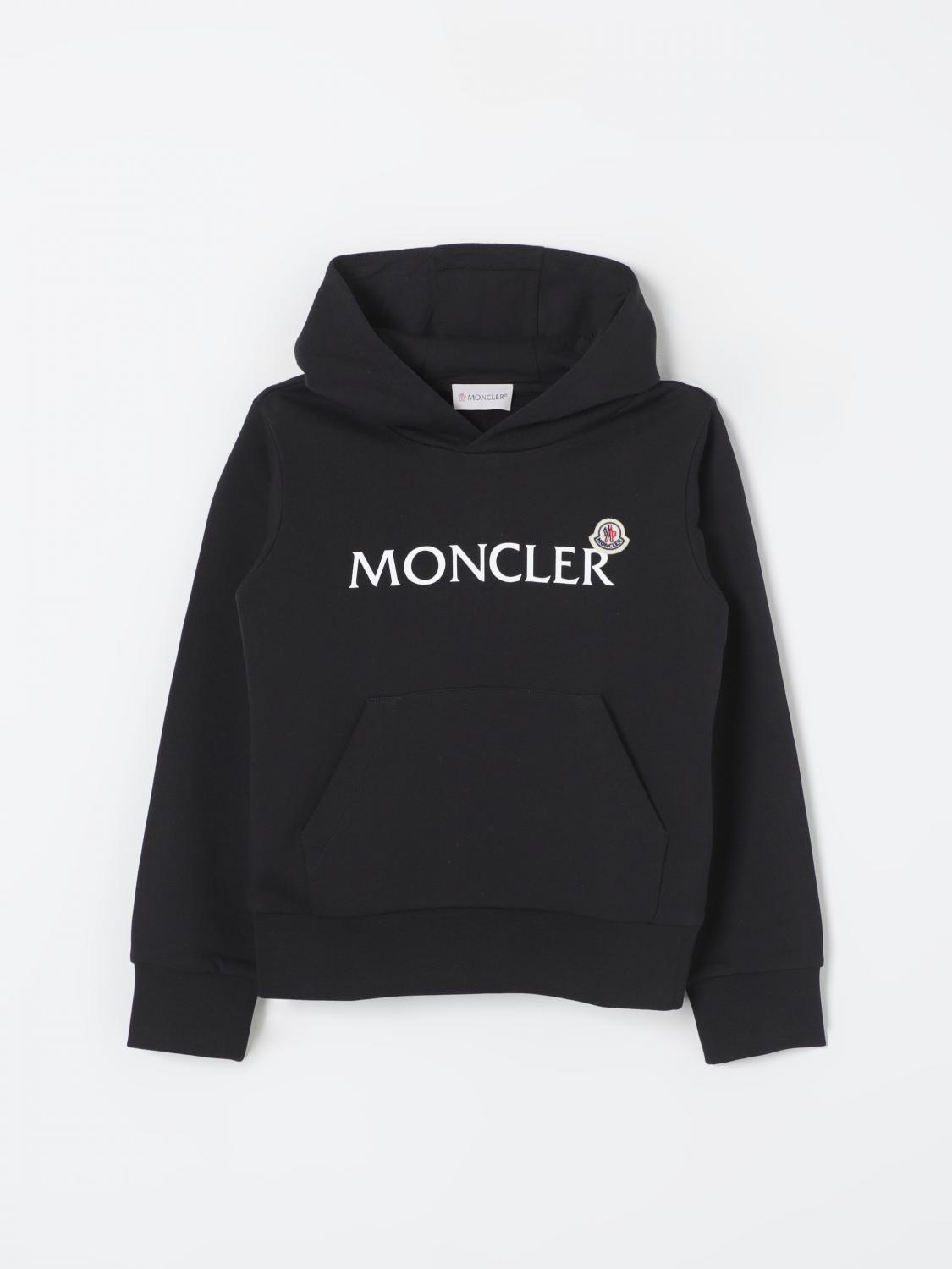 Shop Moncler Sweater  Kids Color Black In Schwarz