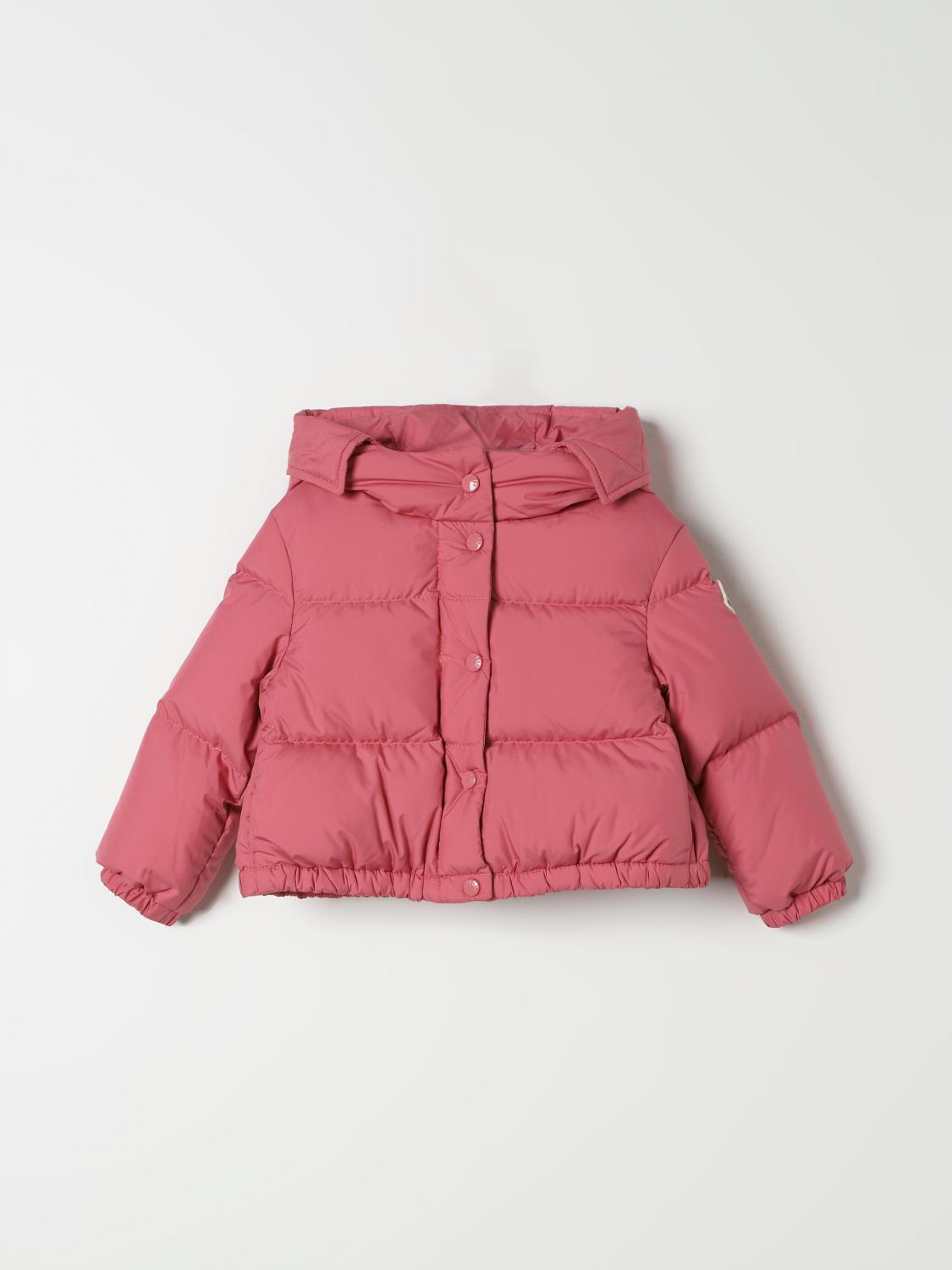 Shop Moncler Jacket  Kids Color Pink