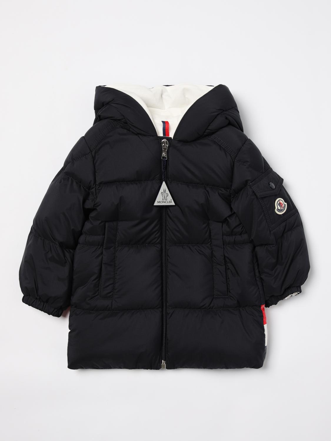 Moncler Babies' Jacket Kids Color Blue In Black
