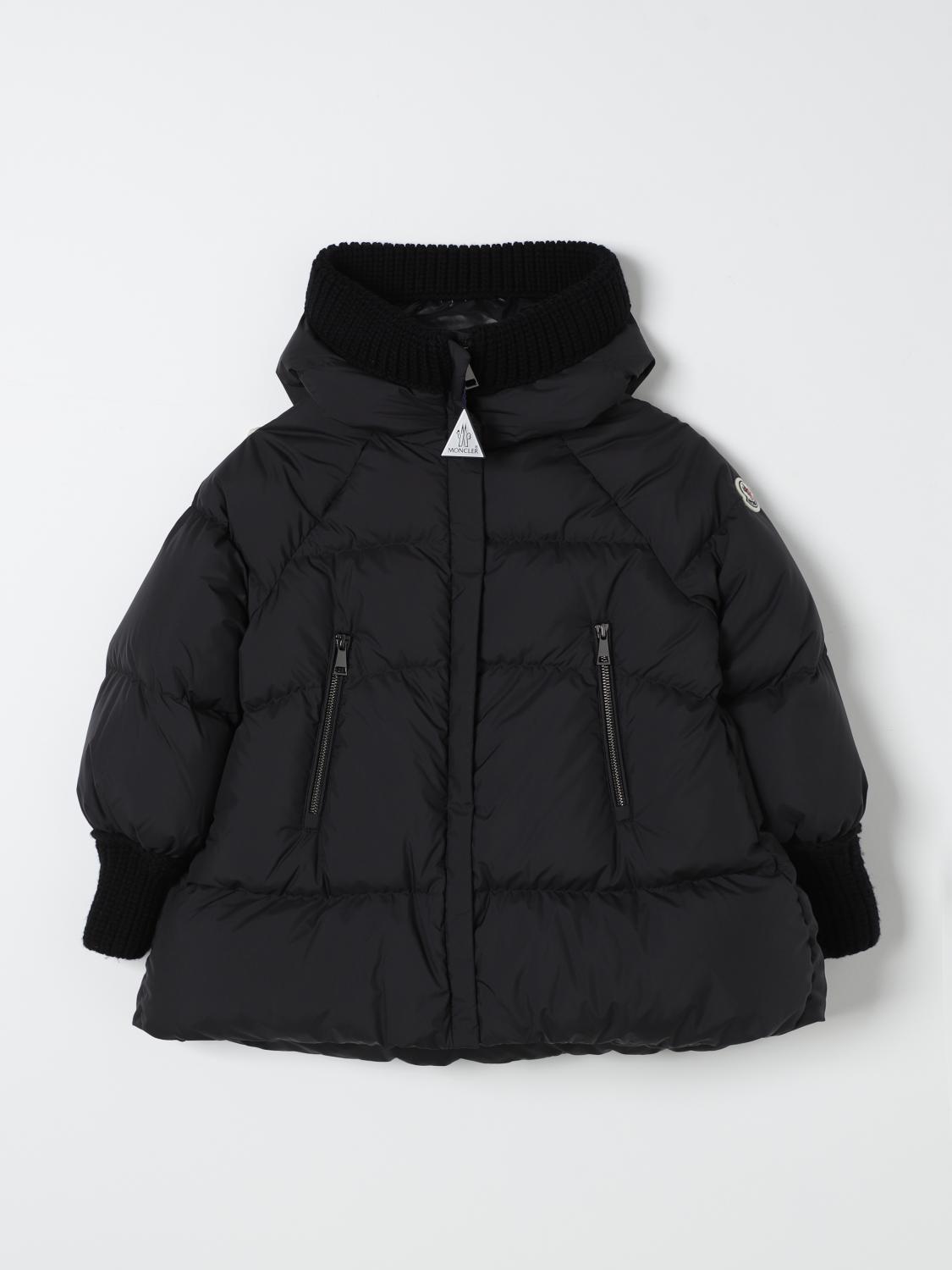 Shop Moncler Jacket  Kids Color Black In Schwarz