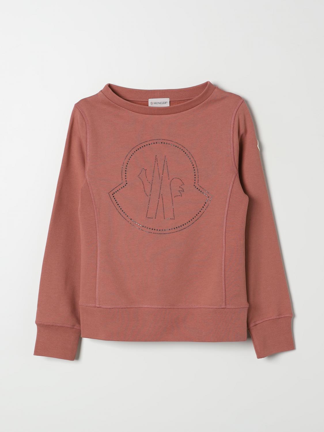 Shop Moncler Sweater  Kids Color Pink