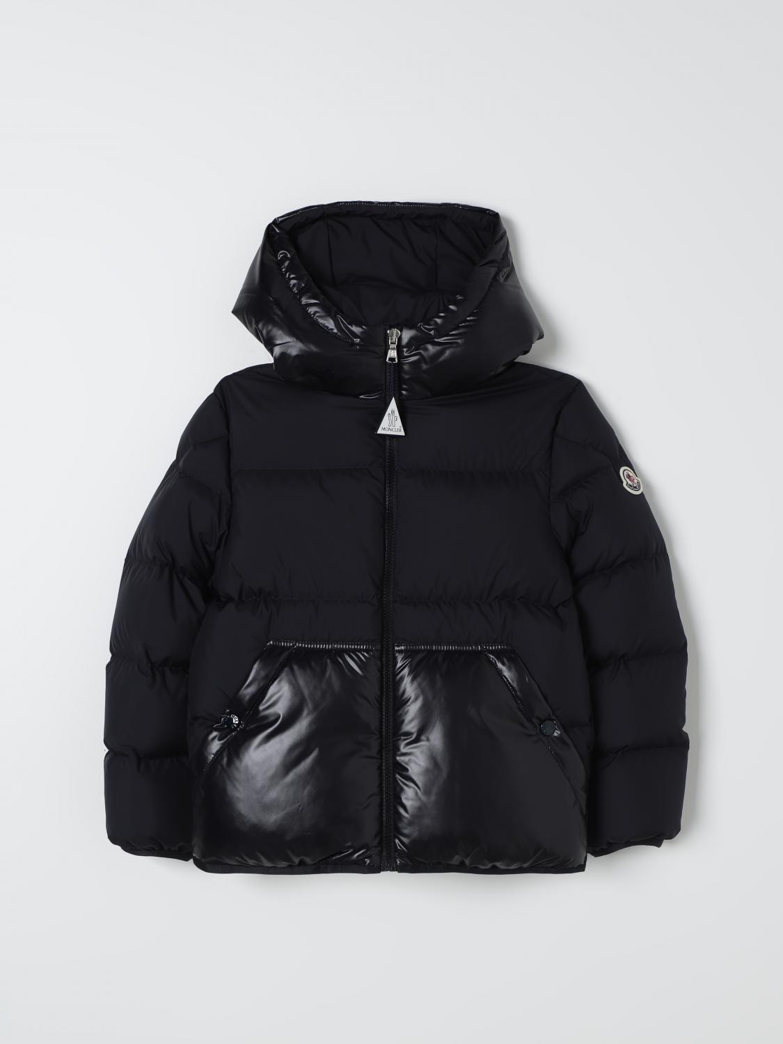 Shop Moncler Jacket  Kids Color Navy