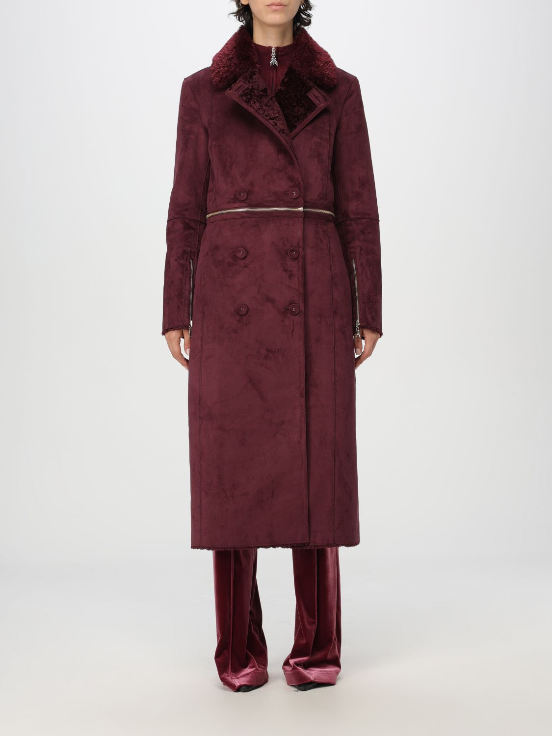 Patrizia Pepe Coat  Woman Color Violet In Violett