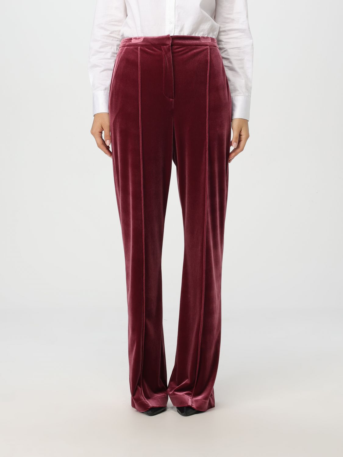 Patrizia Pepe Pants  Woman Color Plum In Pflaume