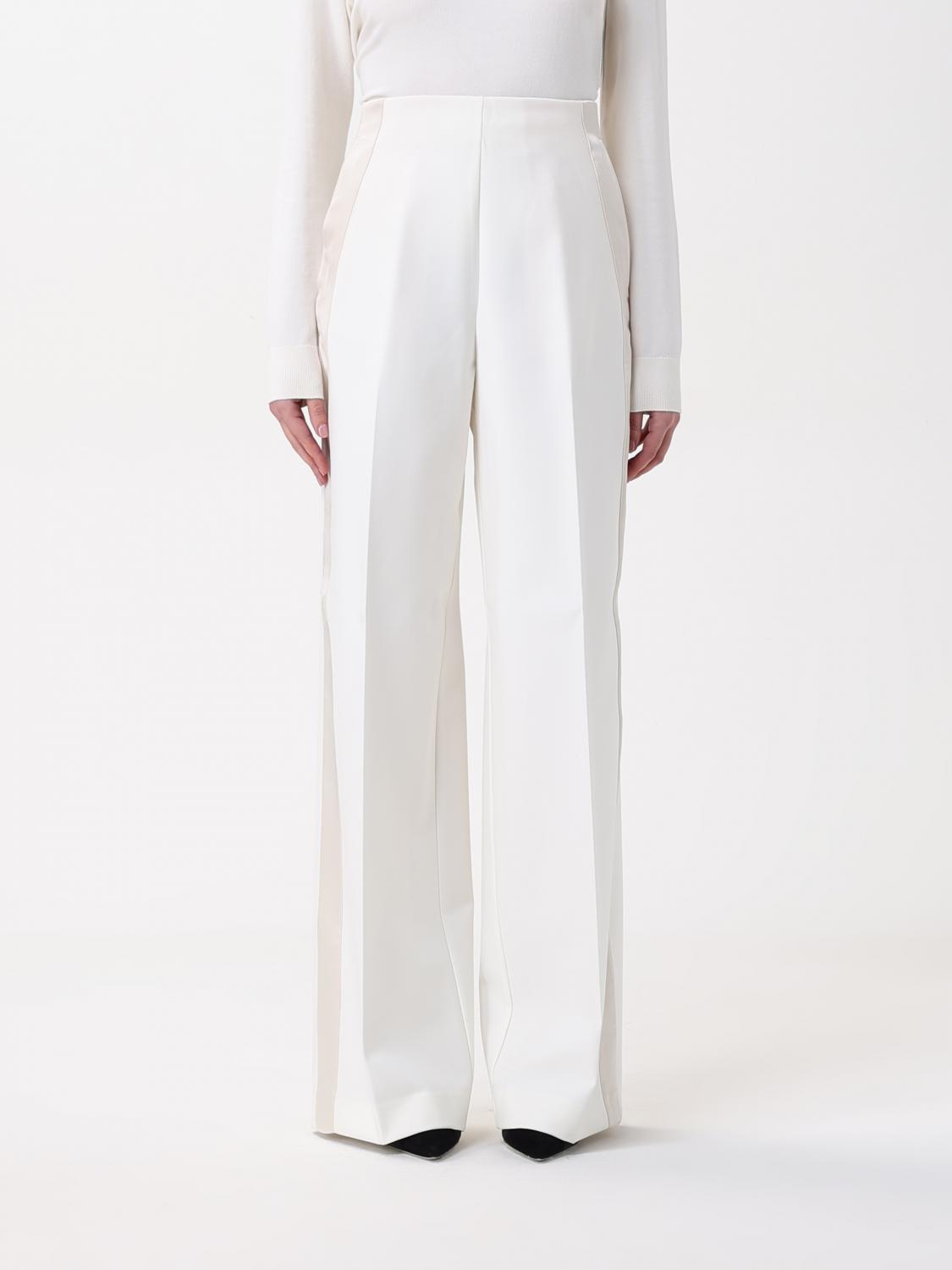 Pinko Resta Pantalone Punto Stoffa Trousers In Weiss