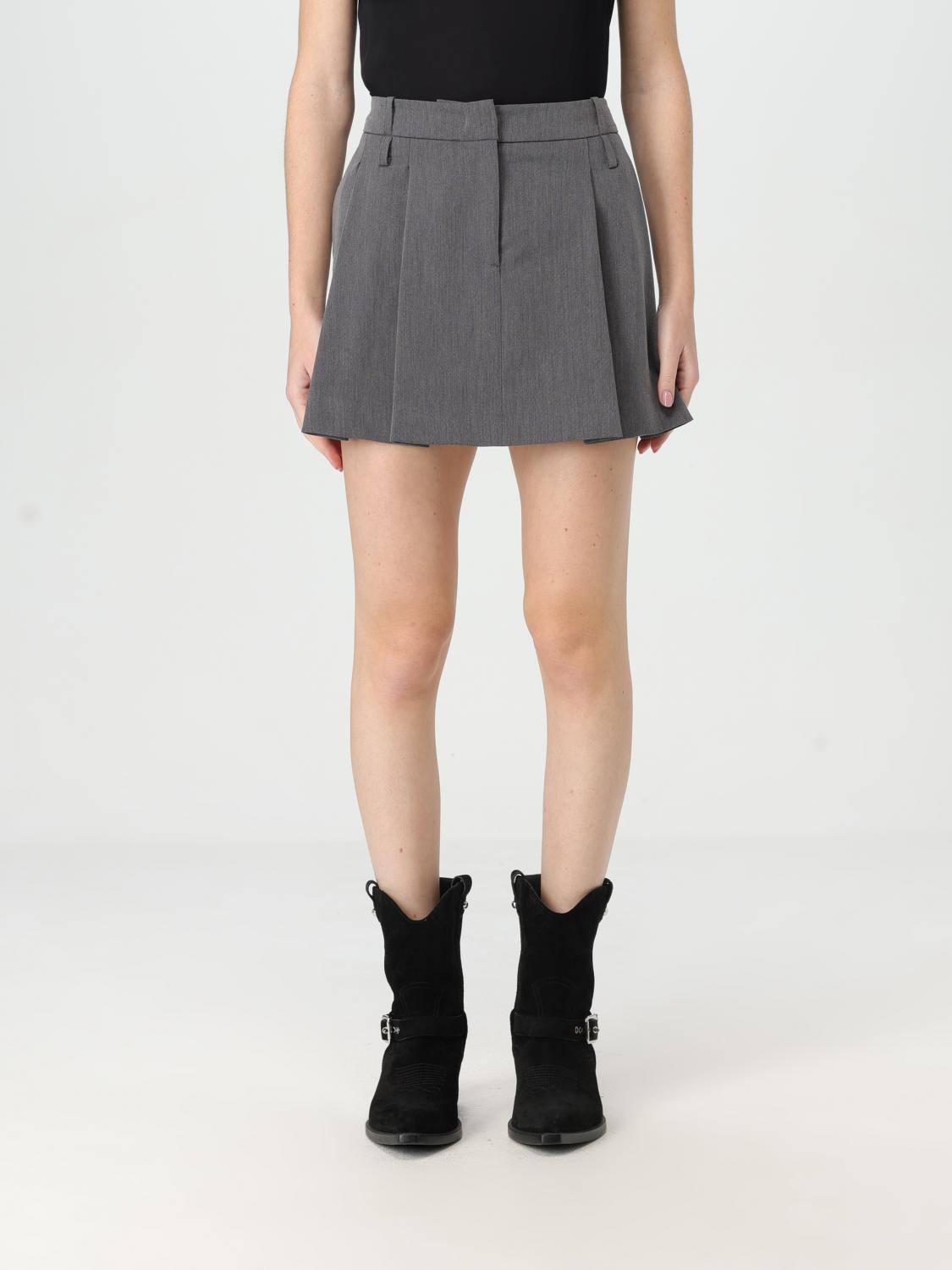 Pinko Skirt Woman Color Grey In Grau