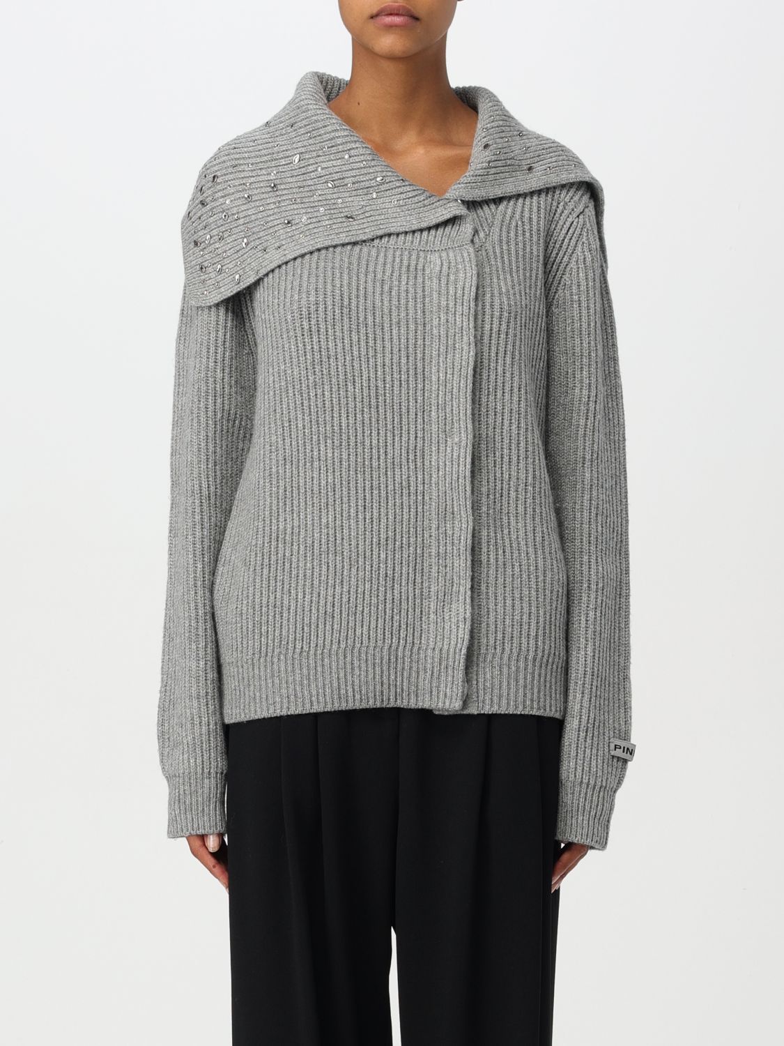 Shop Pinko Sweater  Woman Color Silver In Silber