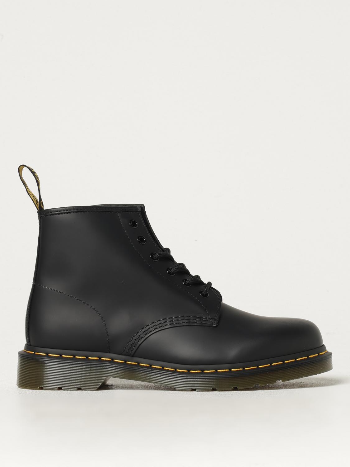 Dr. Martens Crewson Nubuck Leather Casual Boots Size 13.0 In Black