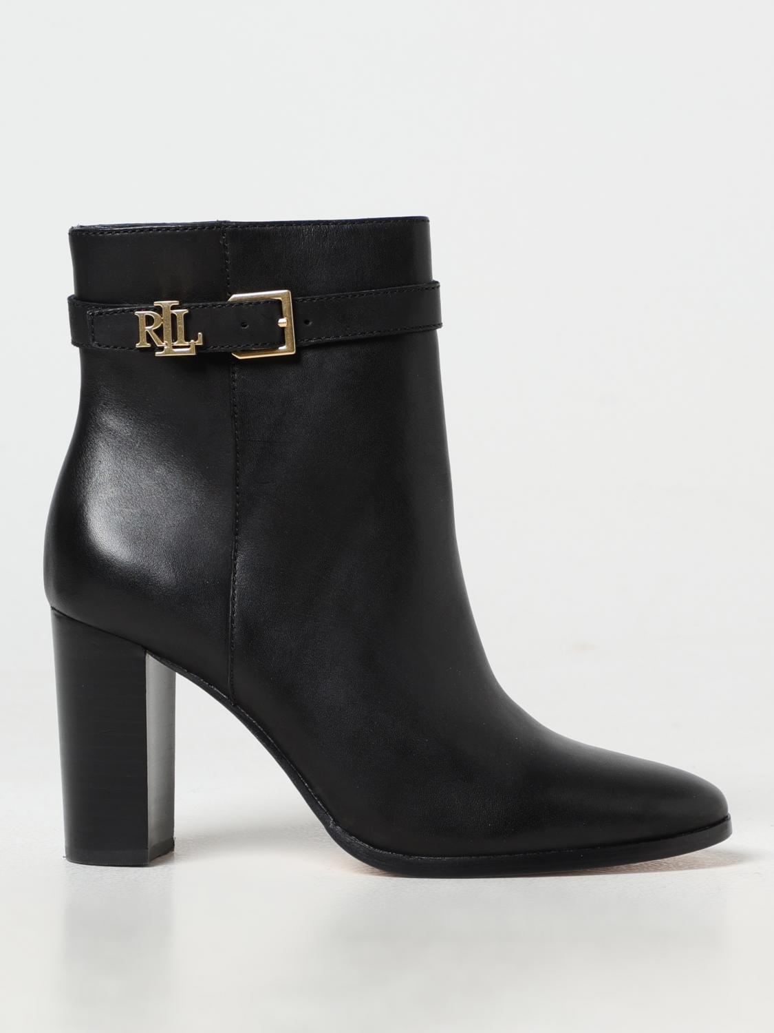 Flat Ankle Boots LAUREN RALPH LAUREN Woman color Black